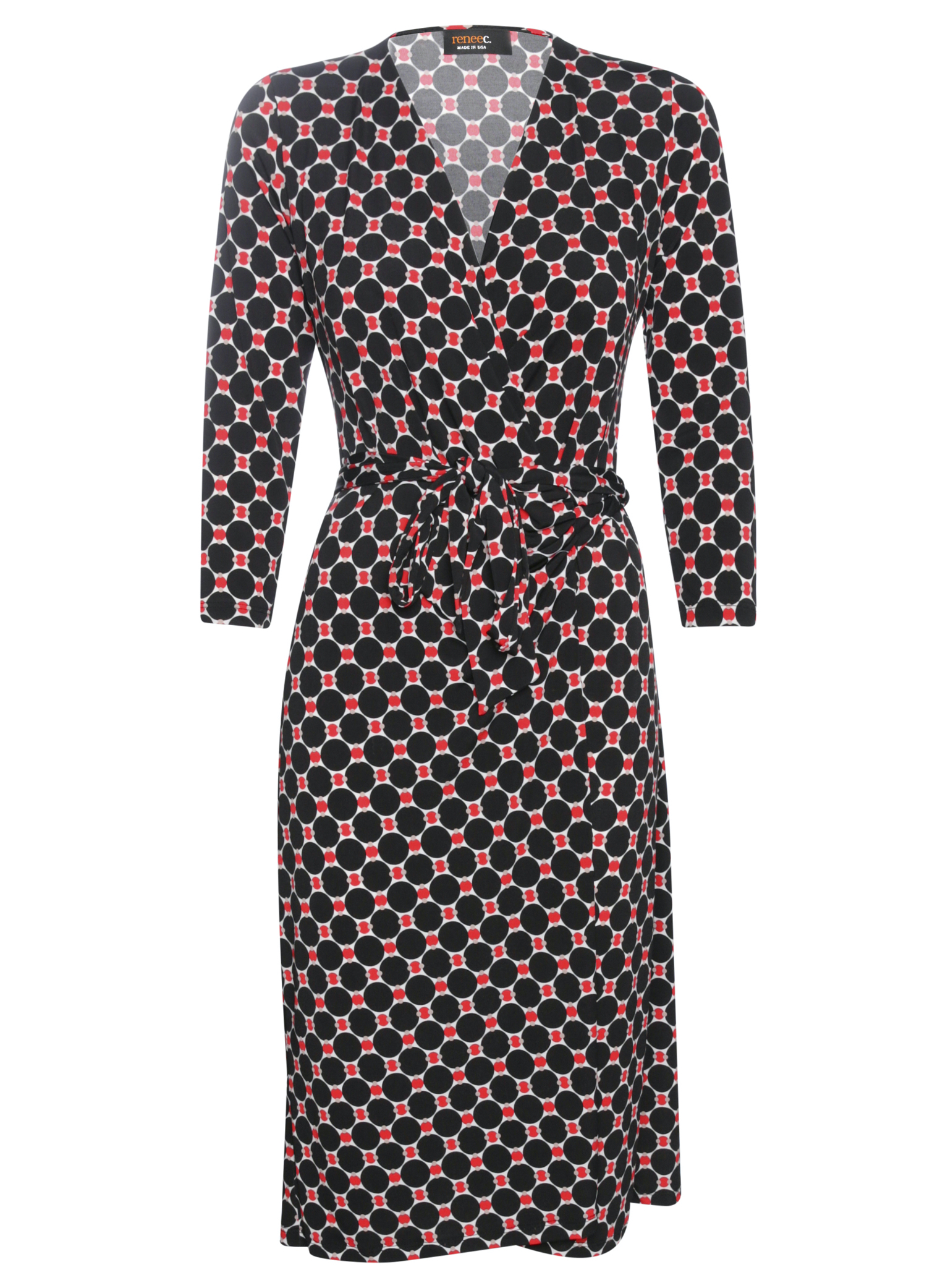 Printed Wrap Dress