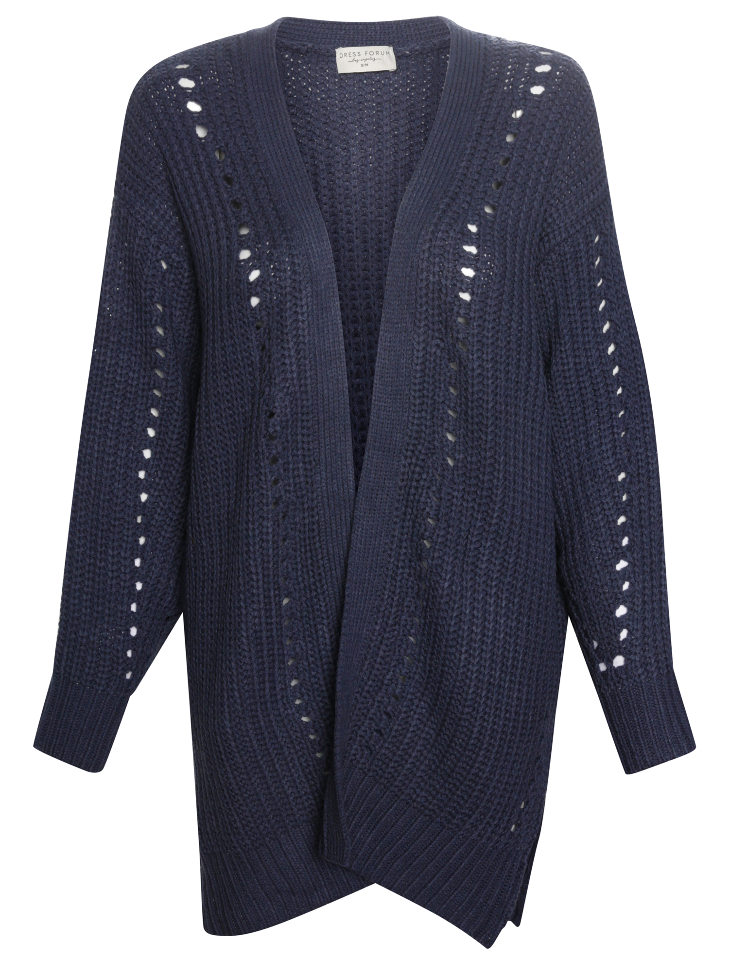 Open Front Pocket Cardigan