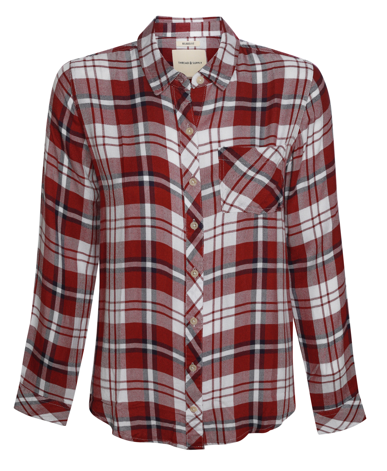 Thread & Supply Plaid Button Down