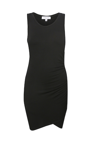 Shirred Side Sleeveless Dress