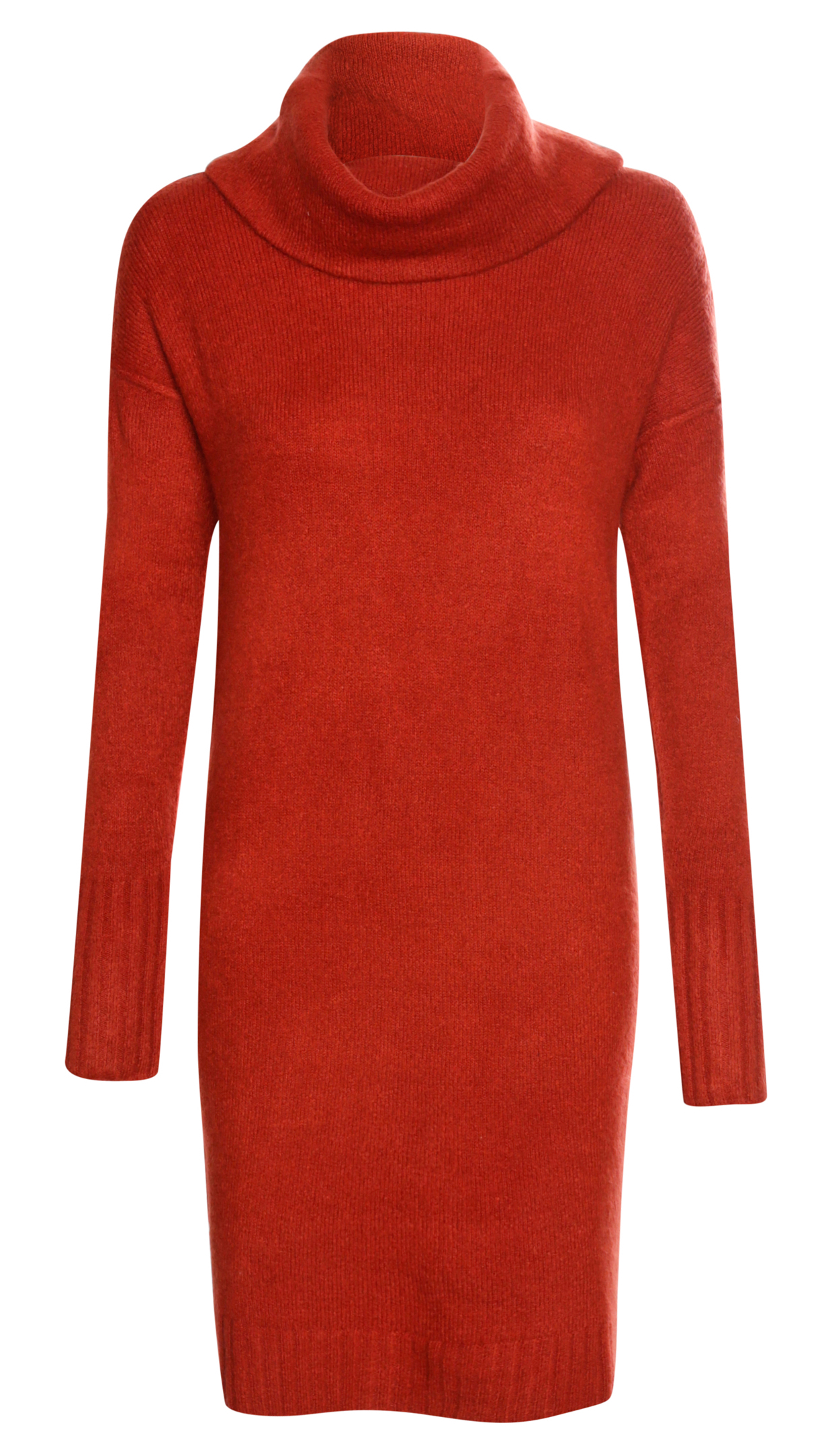 Cowl Neck Sweater Dress