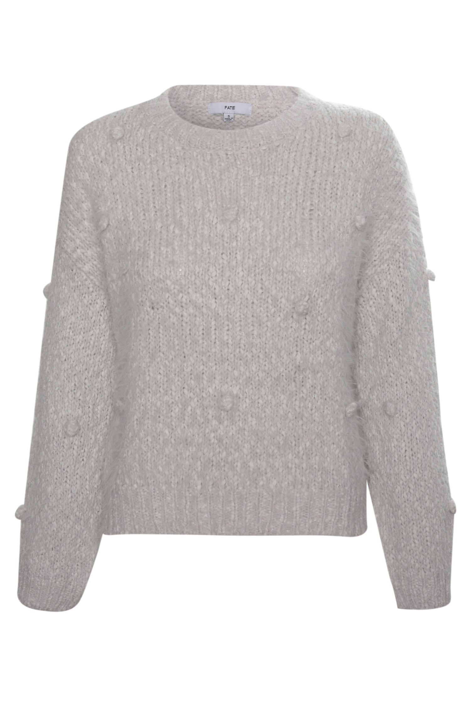 Fuzzy Pom Pom Sweater