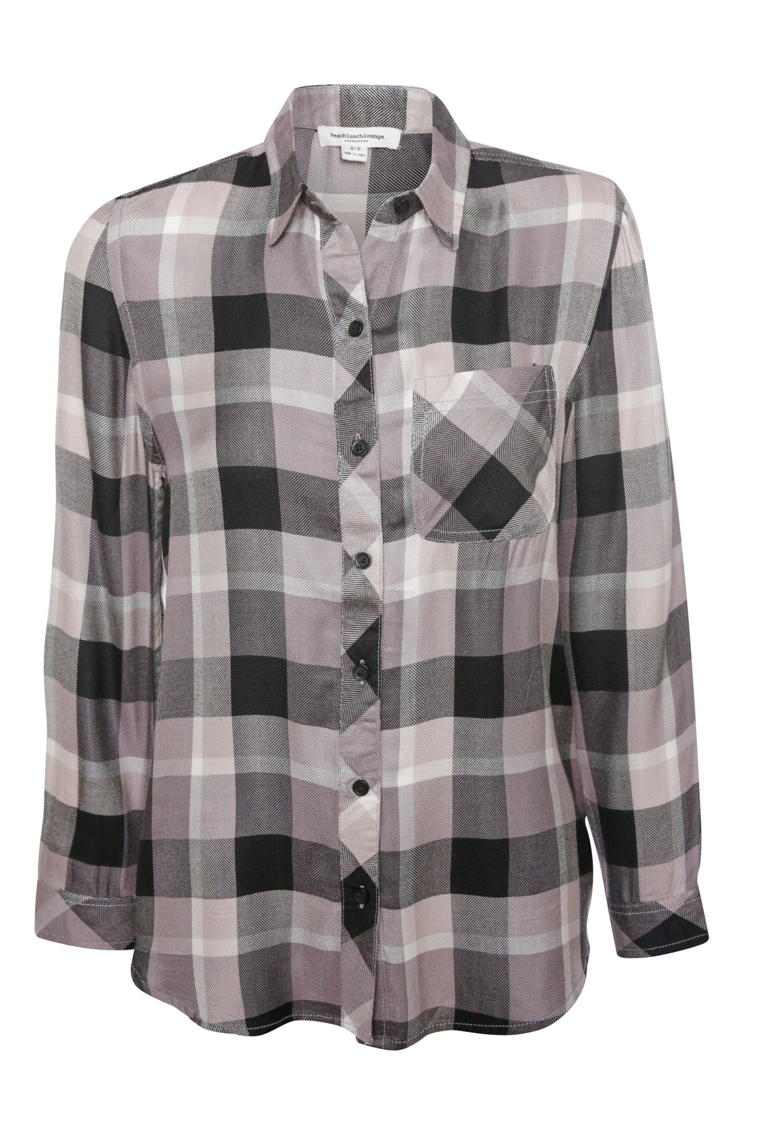 Beach Lunch Lounge Plaid Button Down