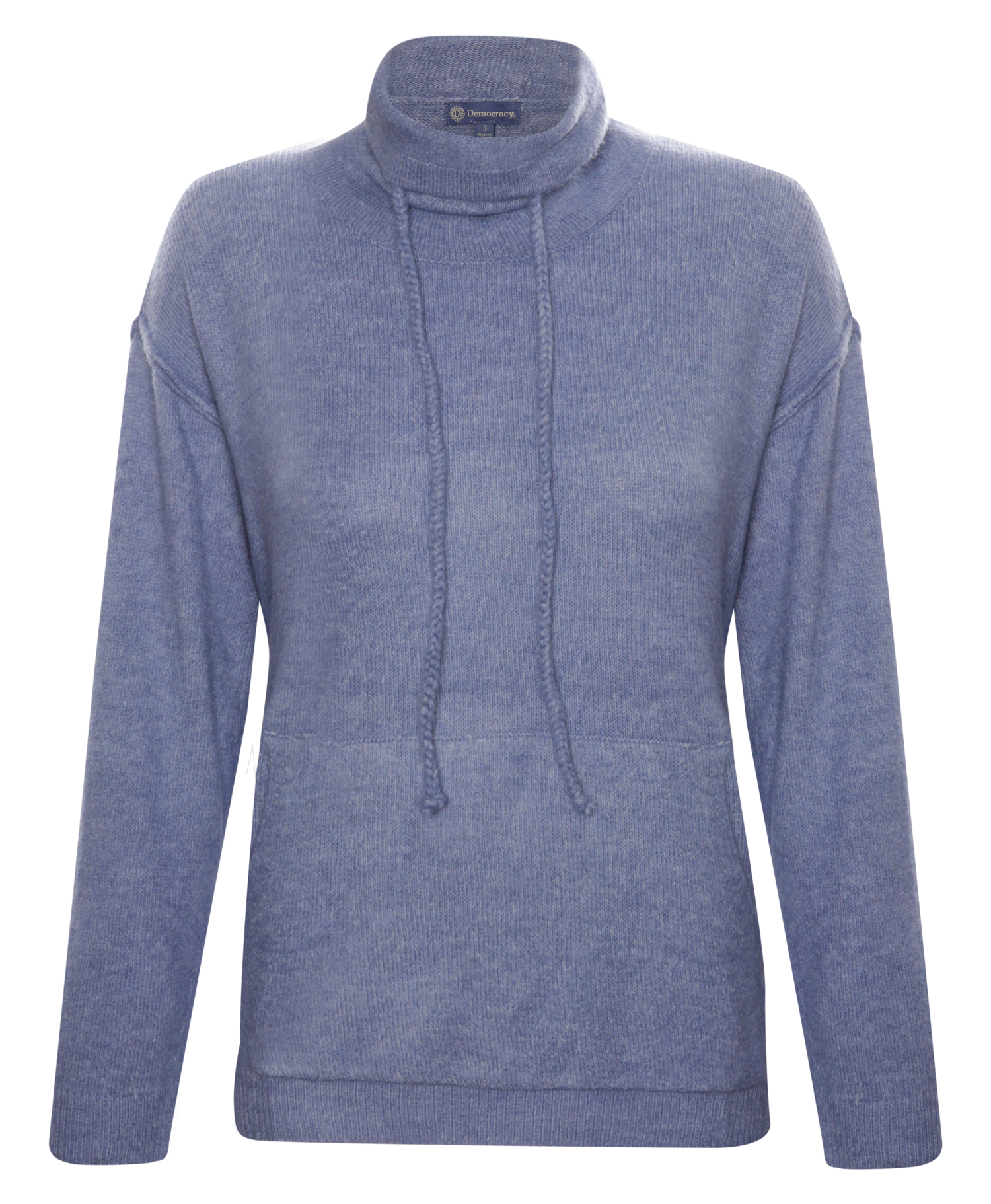 Democracy Long Sleeve Funnel Neck Sweater