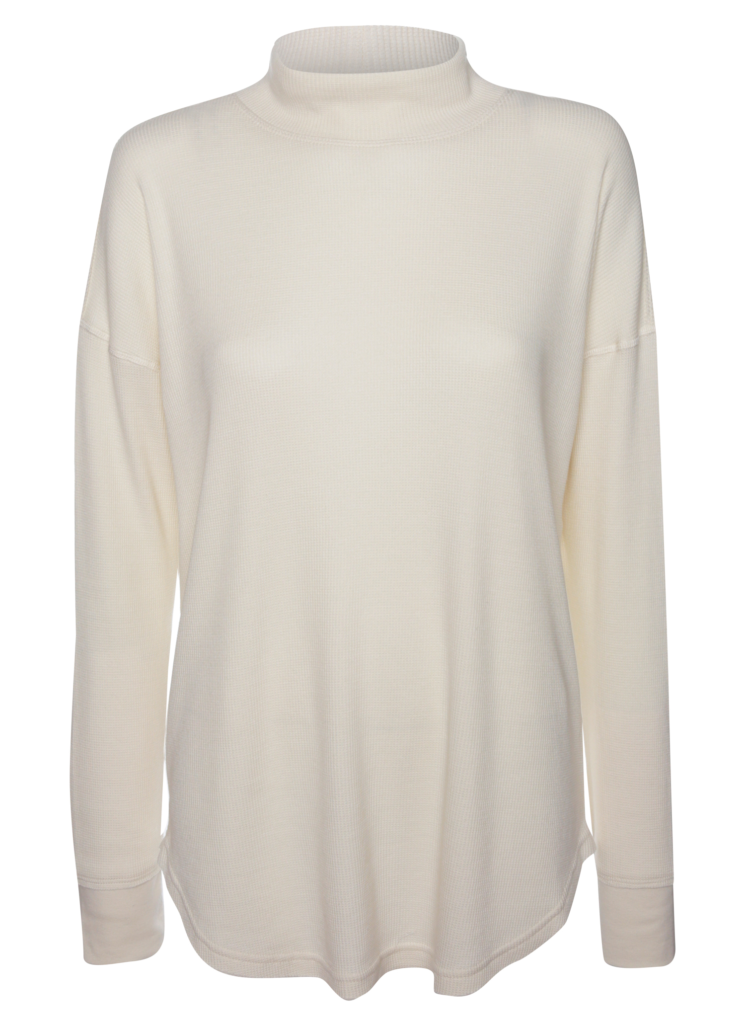 Thread & Supply Waffle Knit Mock Neck Top