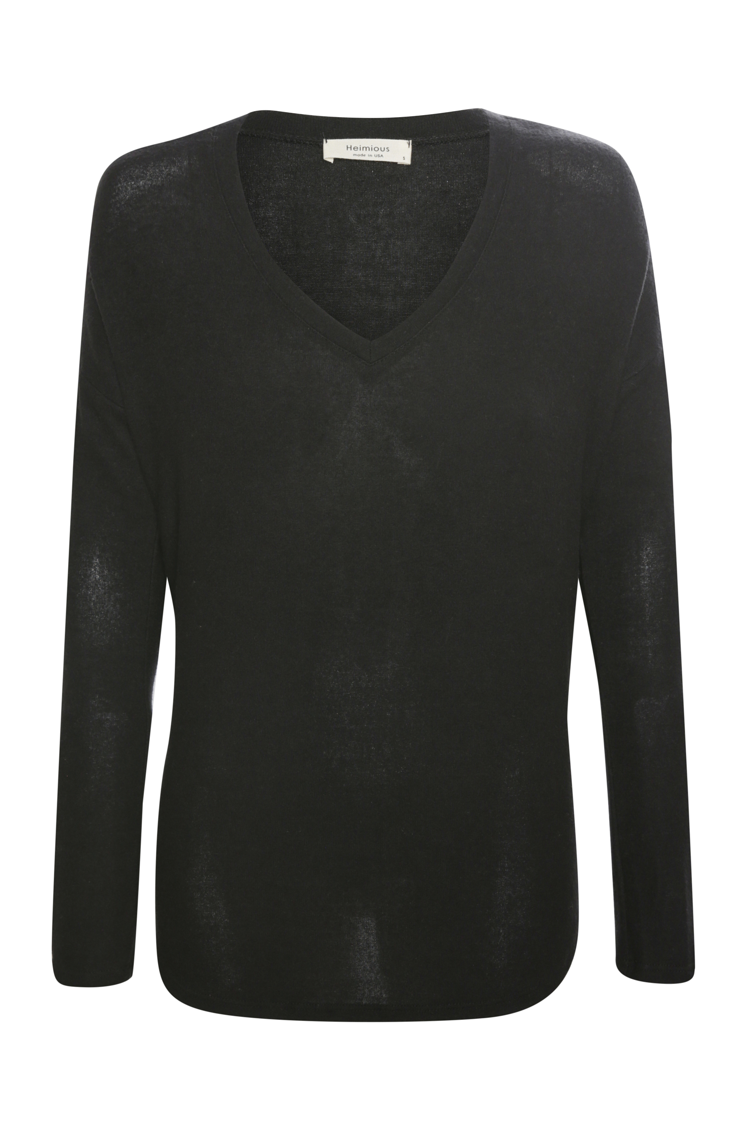 Via Brushed Dropped Shoulder Top