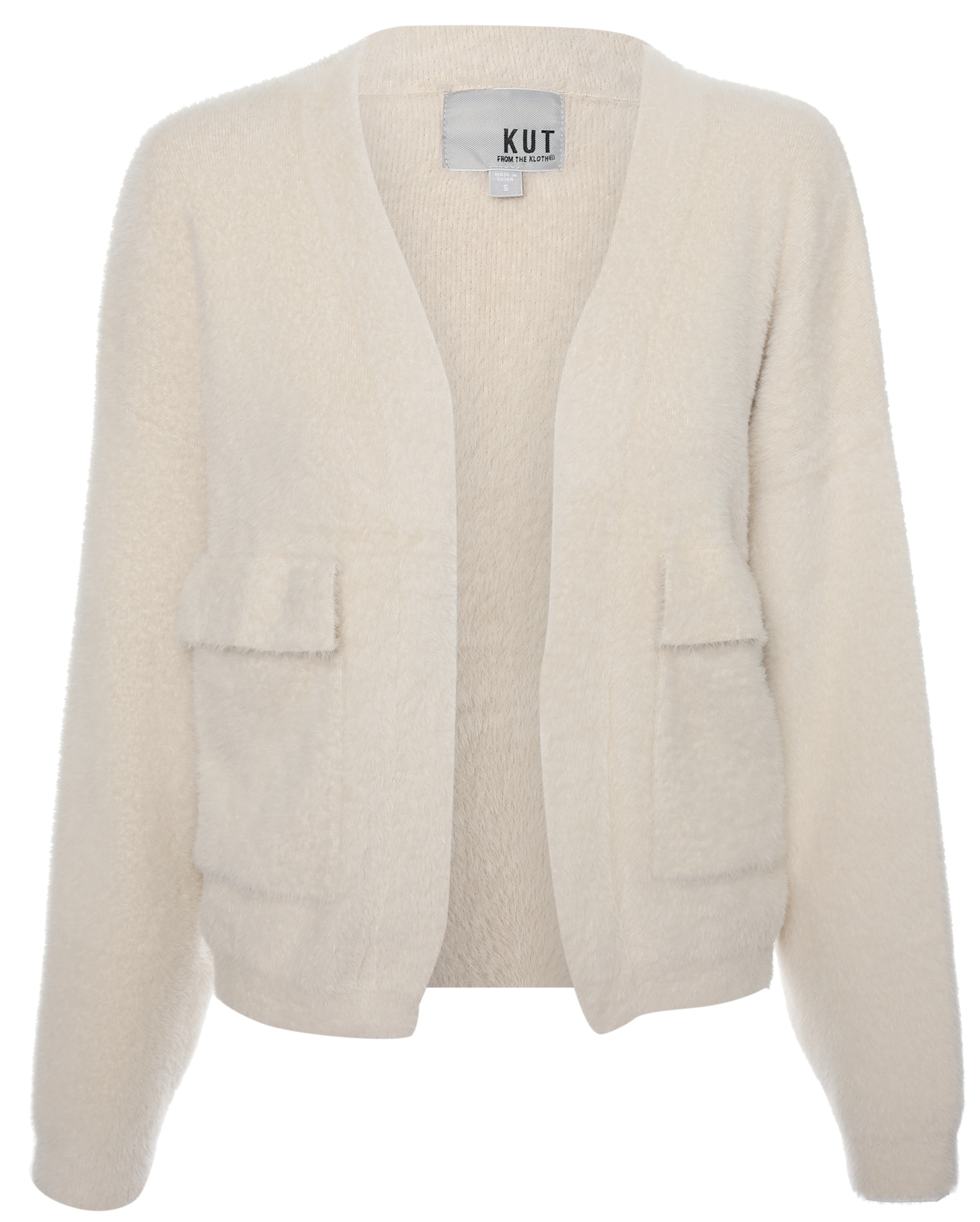 Kut from the Kloth Fuzzy Open Front Jacket