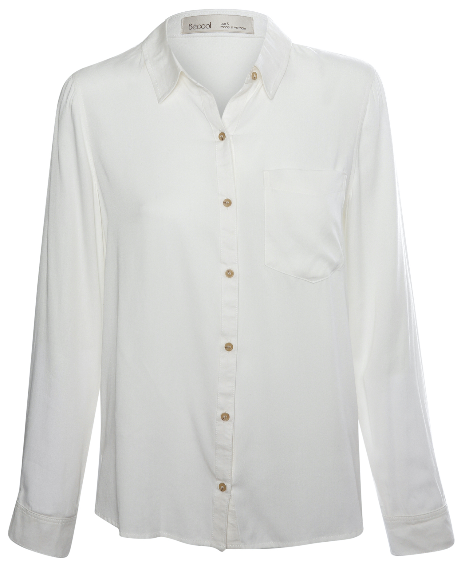 Hi-Low Button Front Top