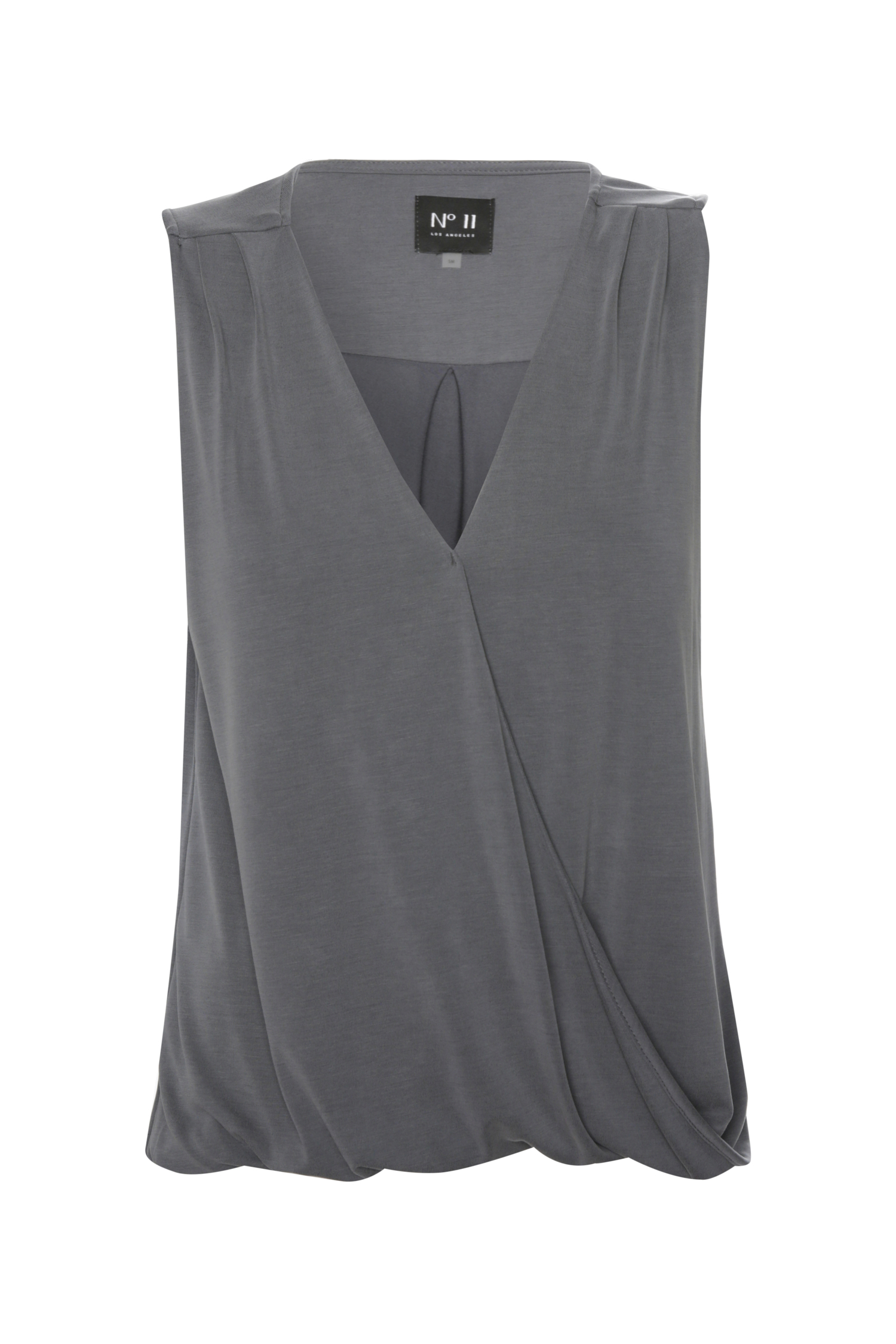 Sleeveless Surplice Top