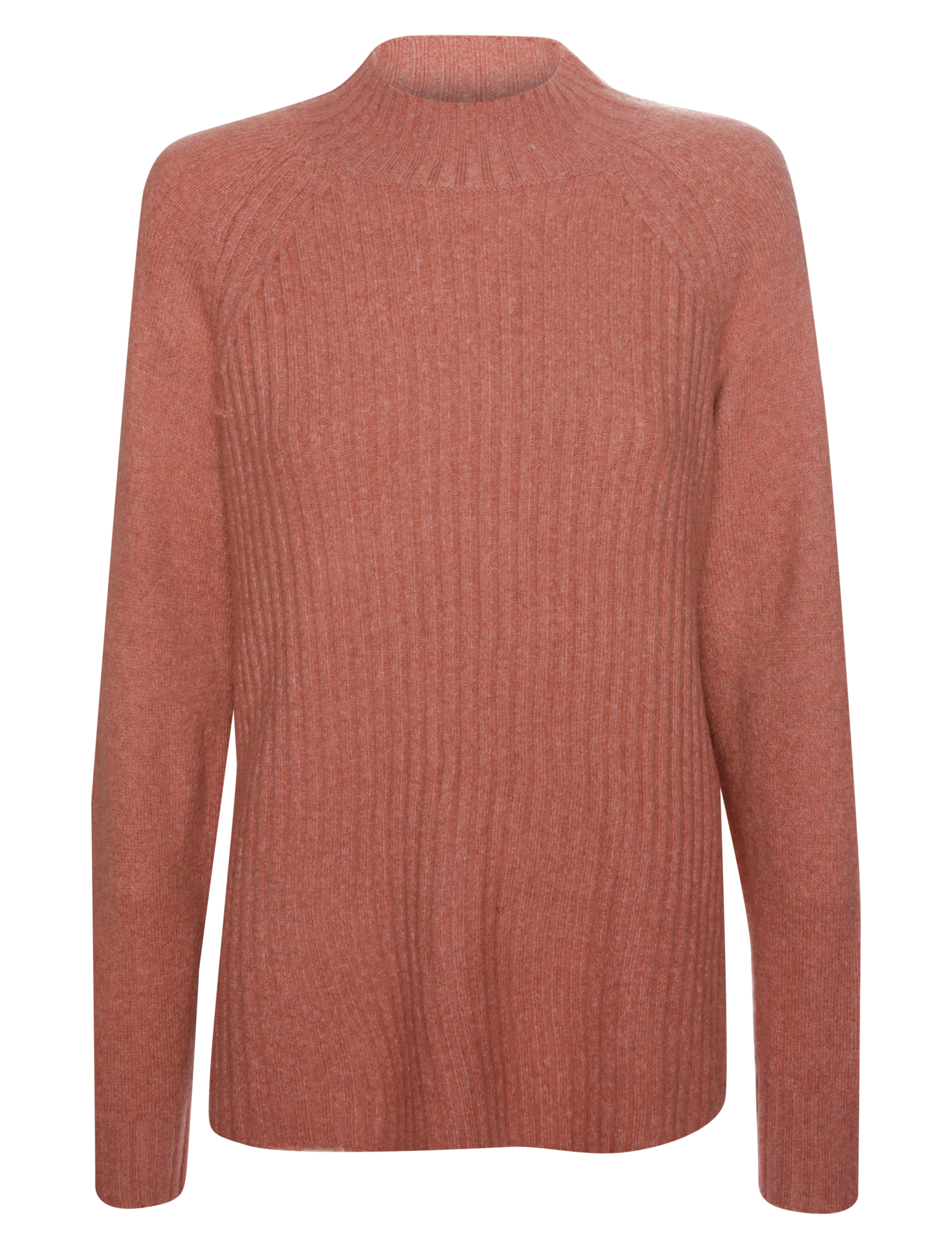 Ribbed Mock Neck Sweater