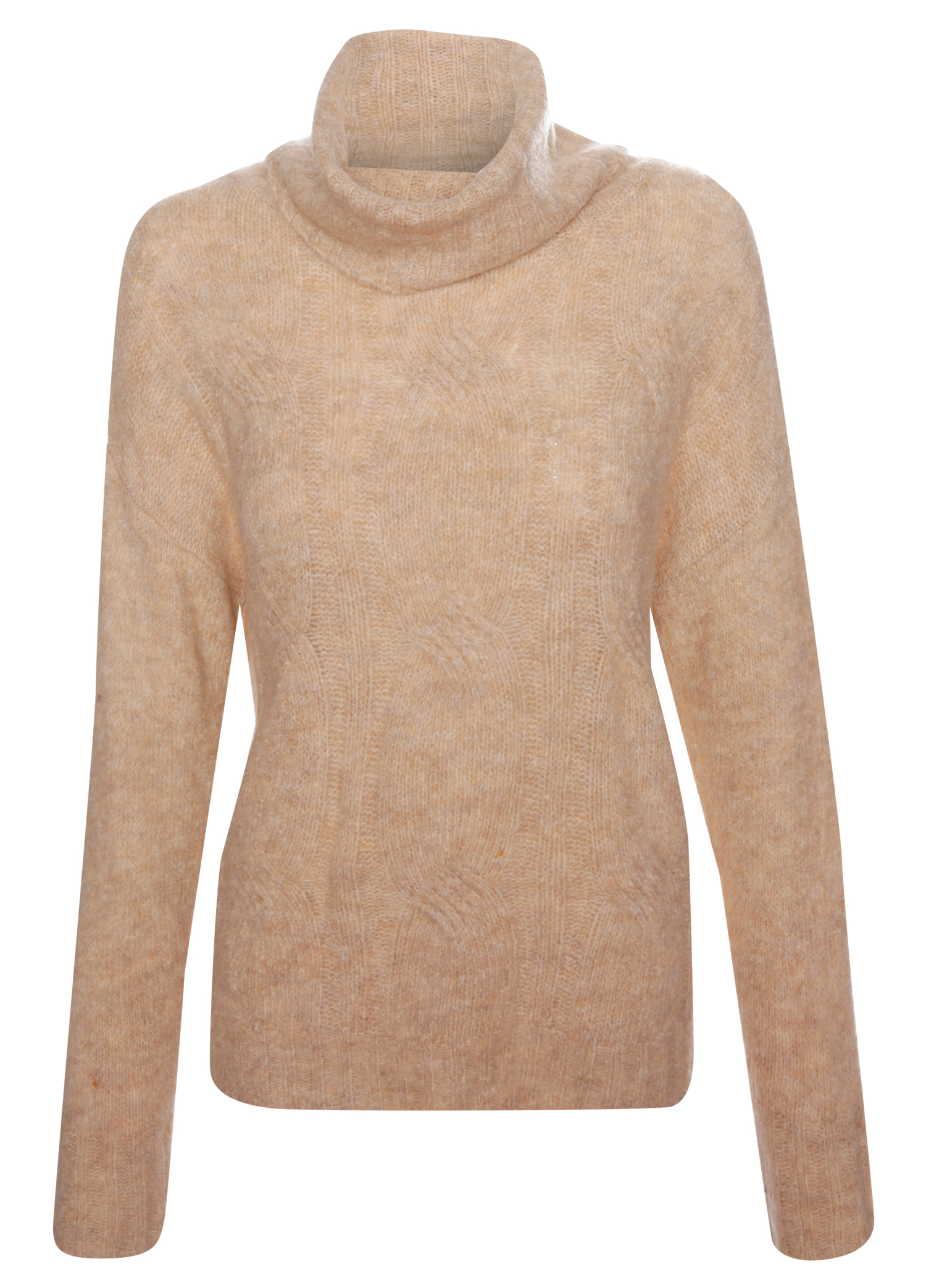 Cable Knit Turtleneck Sweater
