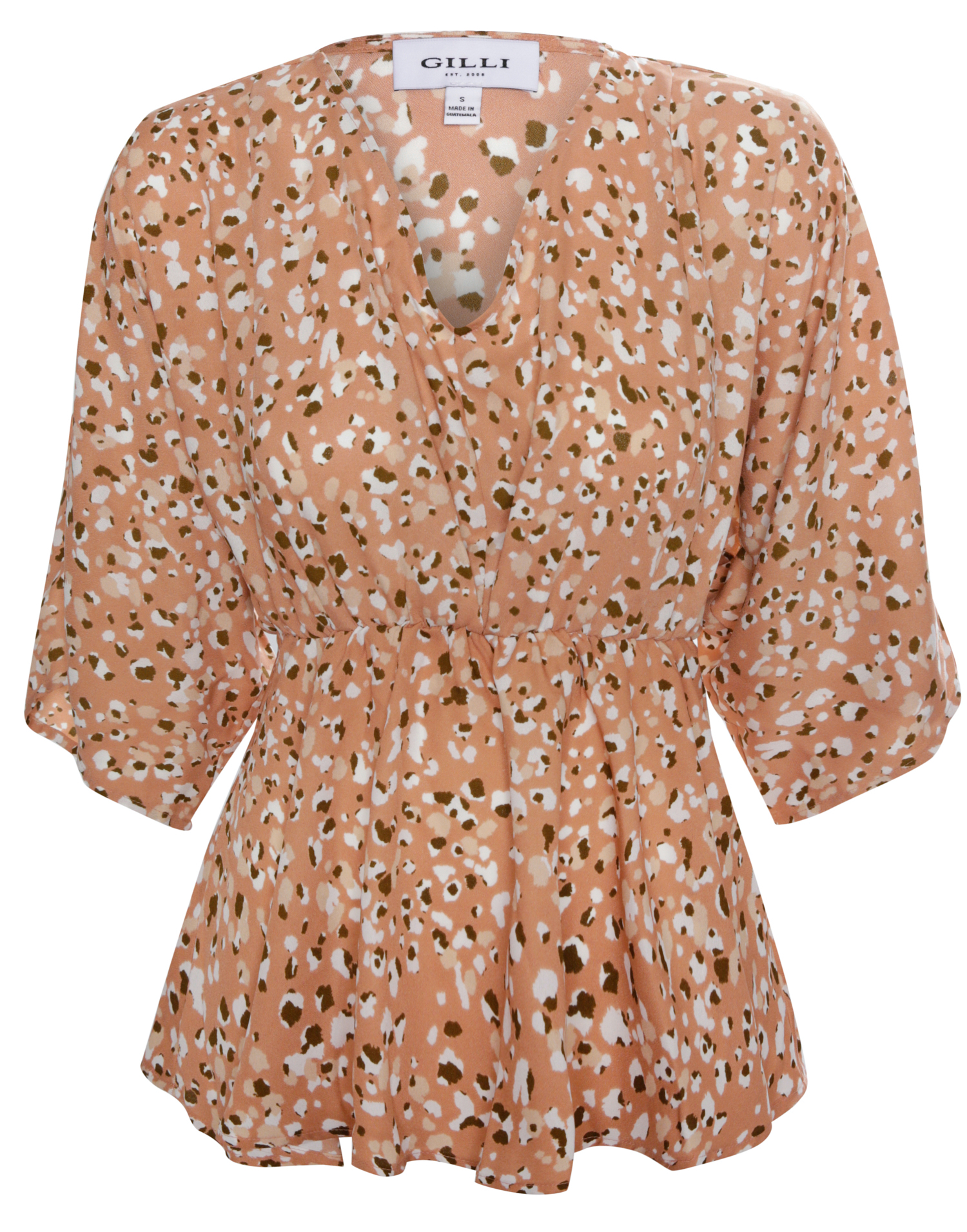 V-Neck Peplum Top