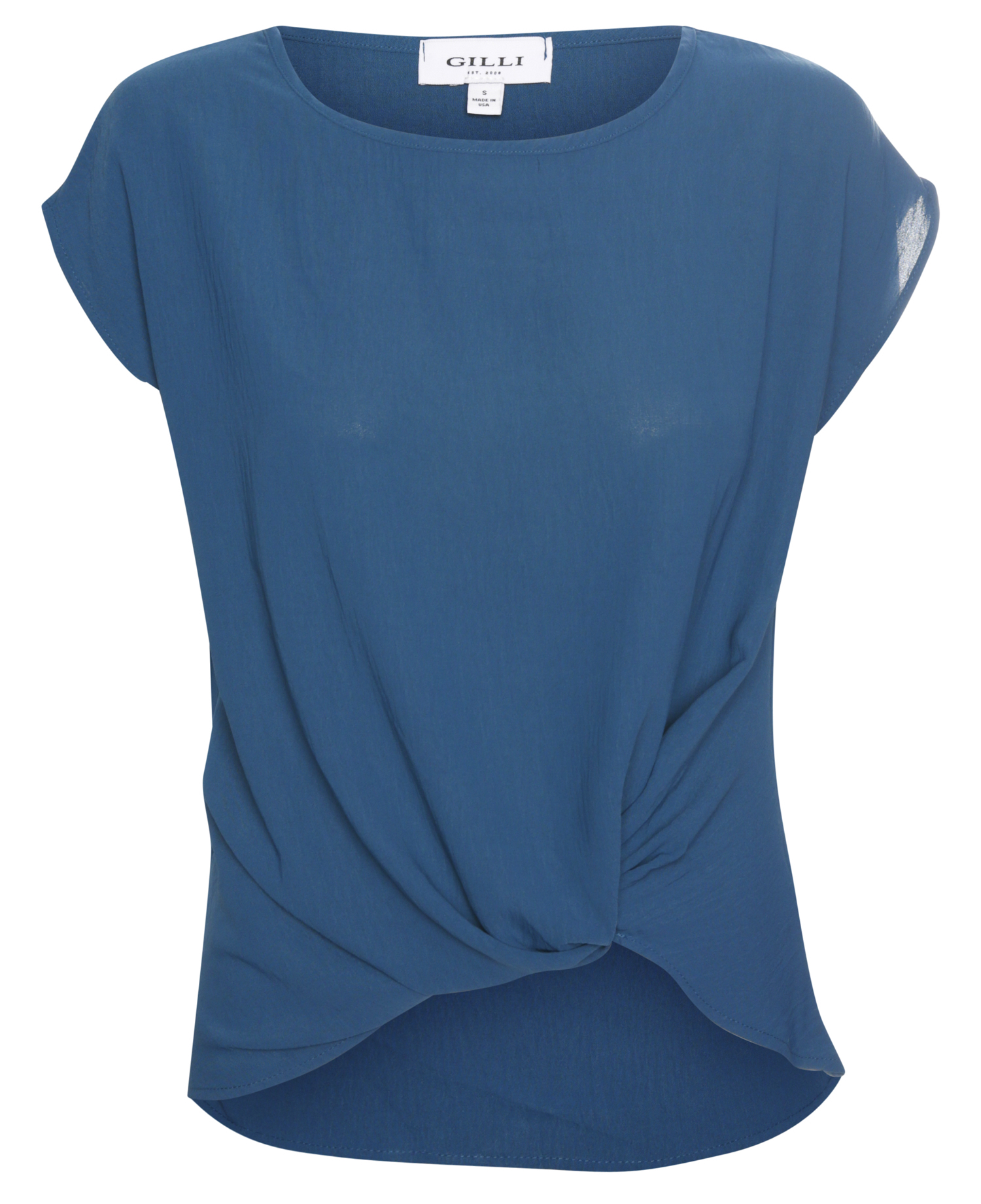 Side Knot Short Sleeve Top