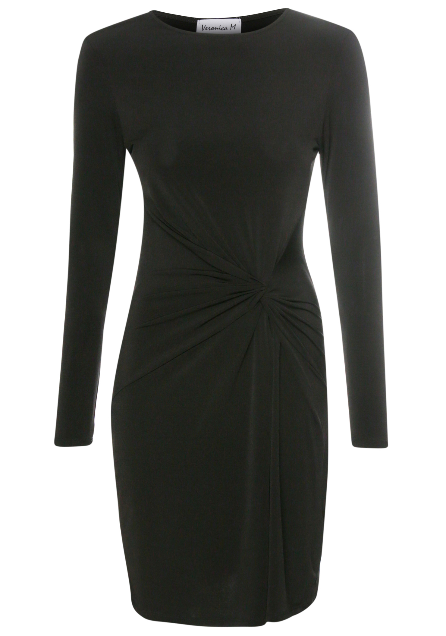 Veronica M Long Sleeve Twist Front Dress