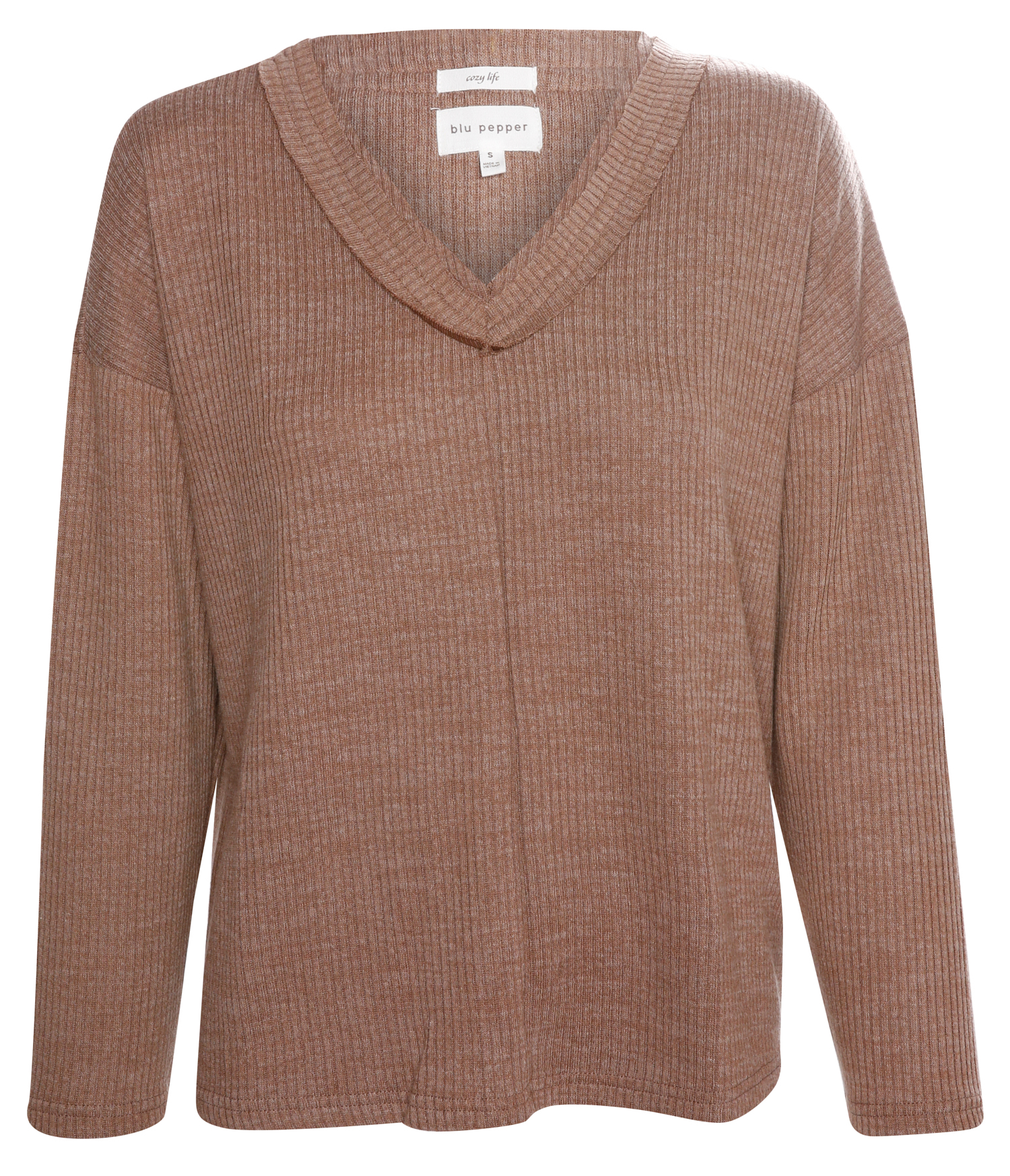Ribbed Pullover Knit