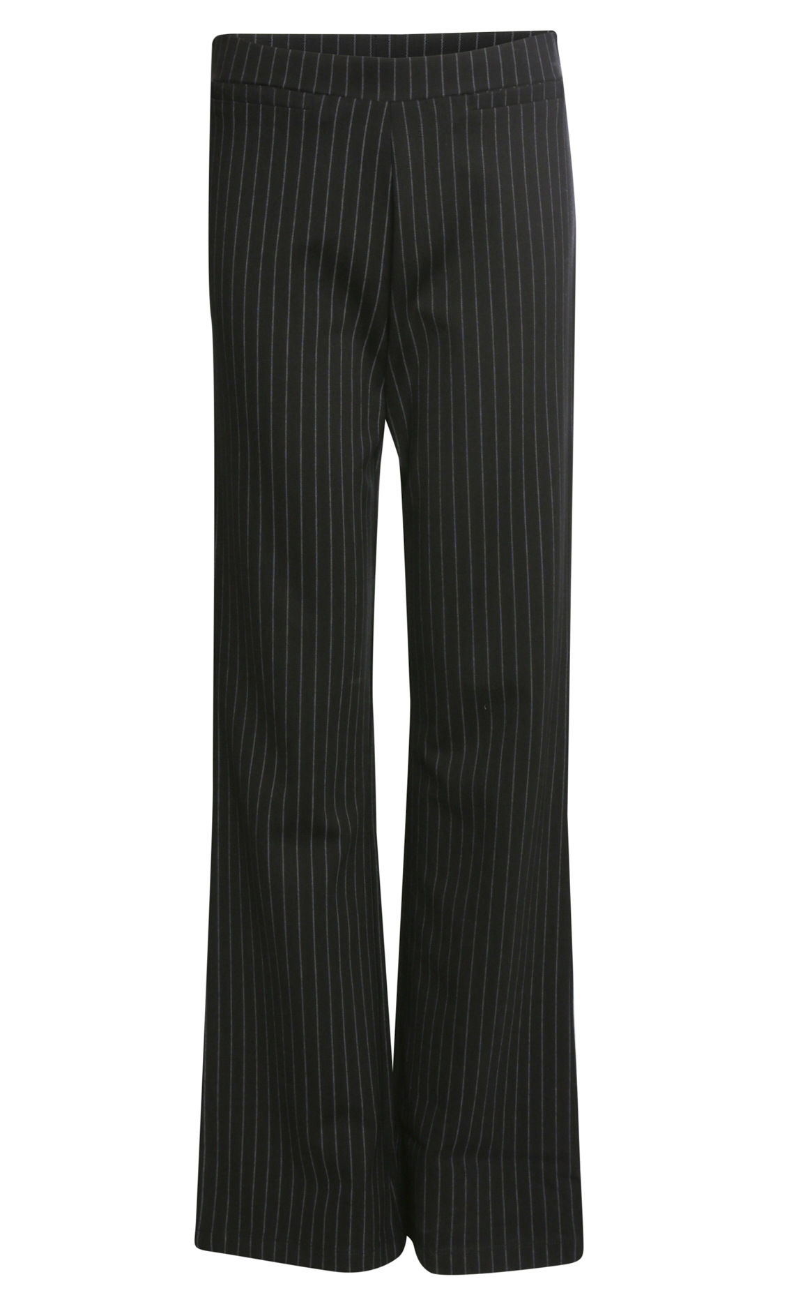 Wide Leg Pinstripe Ponte Pant