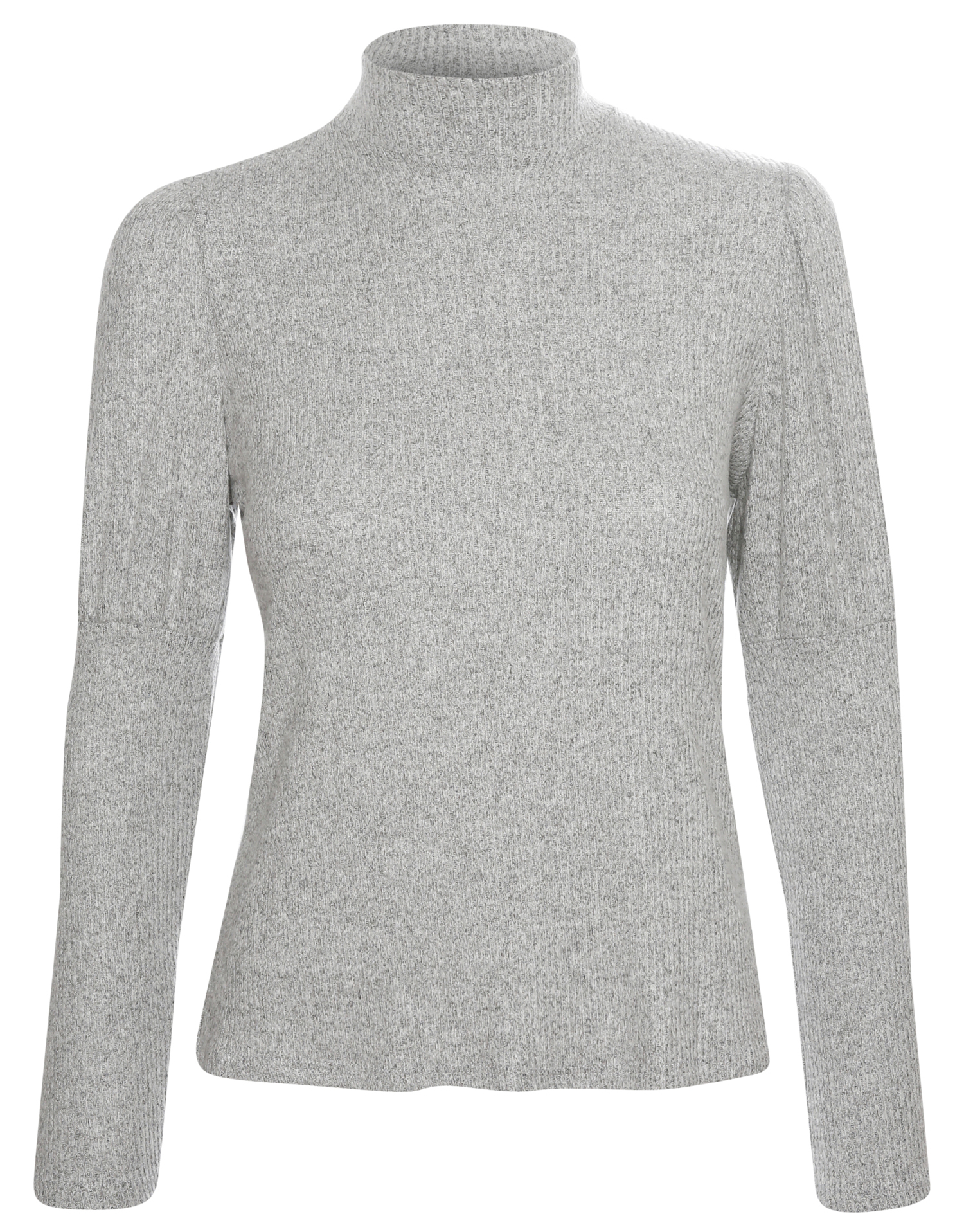 Mock Neck Rib Knit Top
