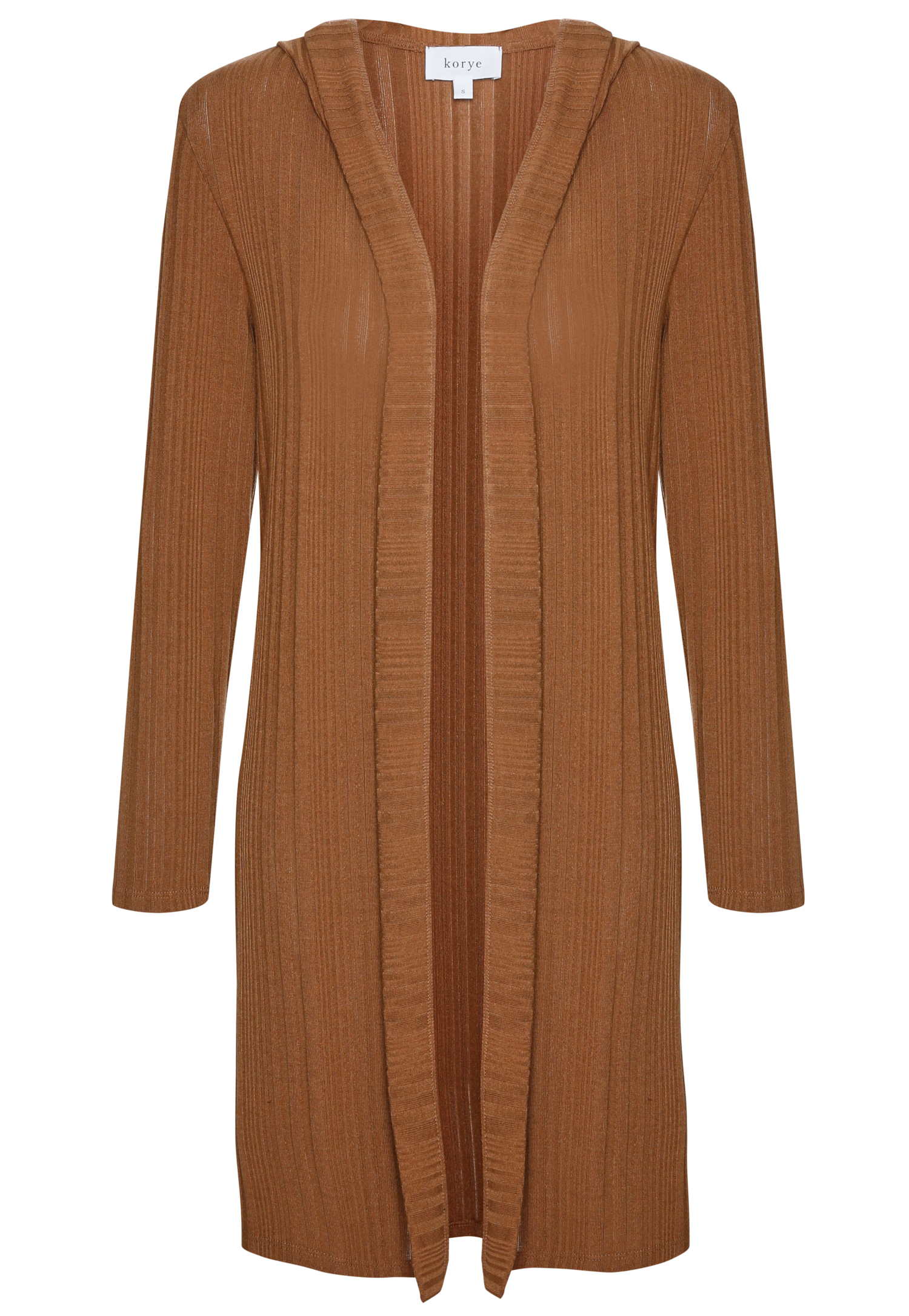 Hooded Rib Cardigan