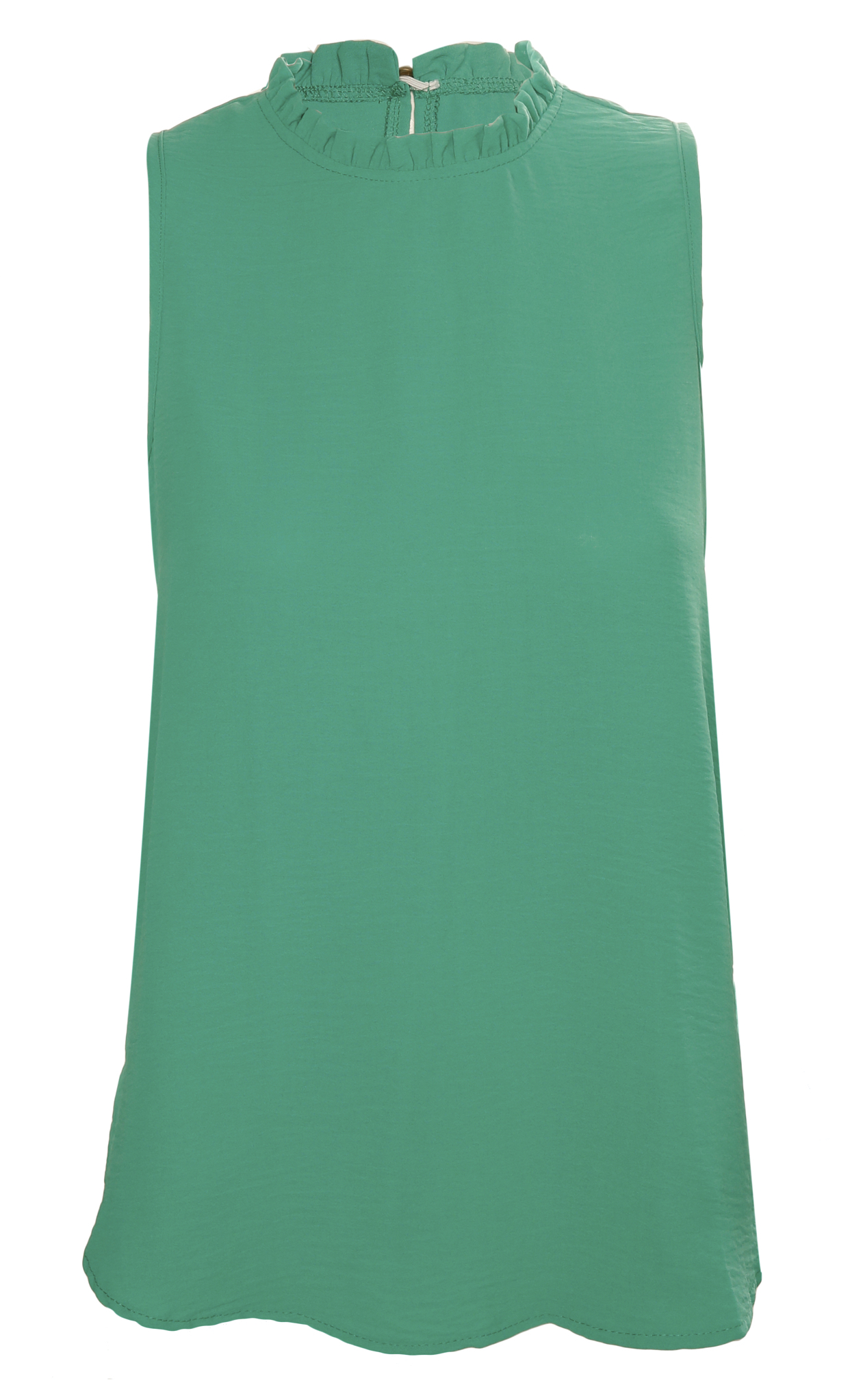 Mock Neck Sleeveless Top