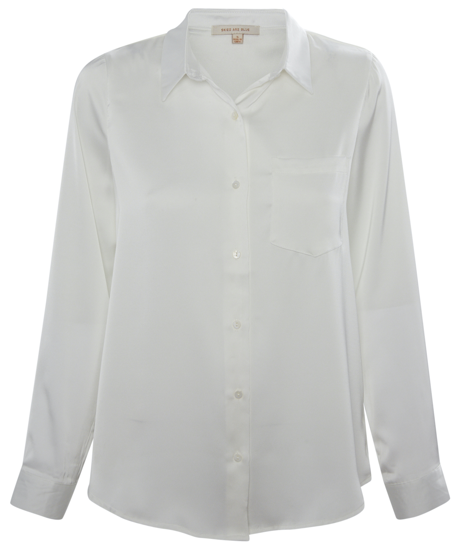 Satin Button Down Shirt