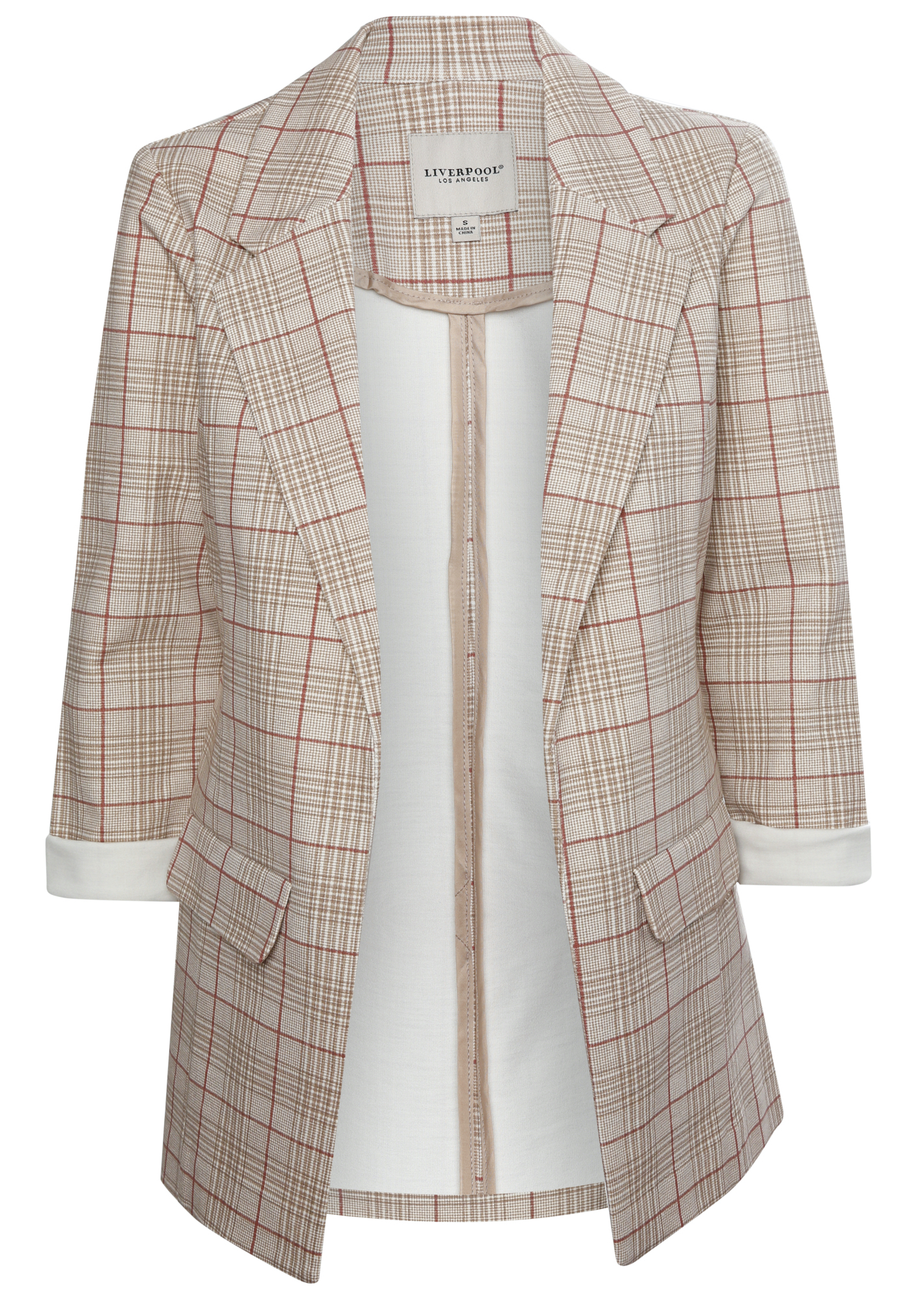 Liverpool Plaid Boyfriend Blazer
