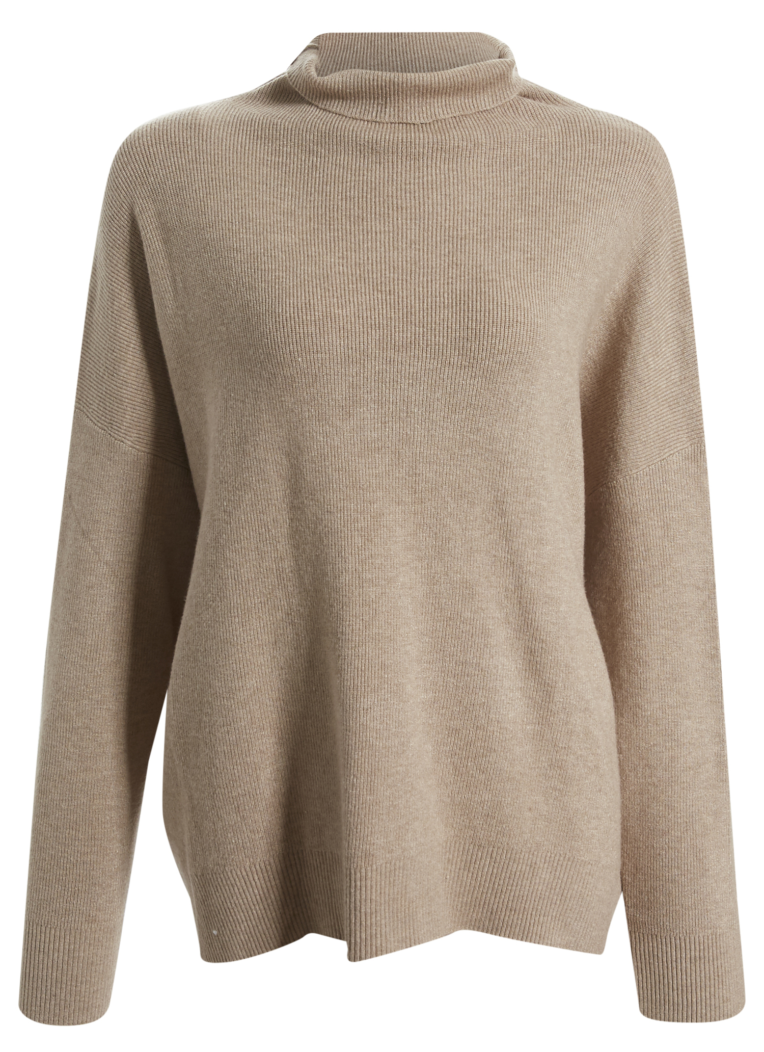 Mock Neck Dolman Sleeve Sweater
