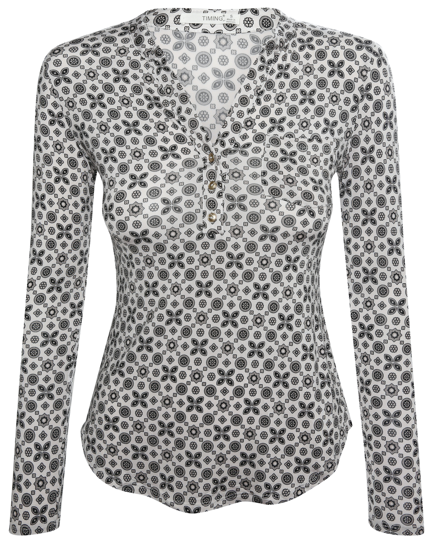 Geometric Printed Top