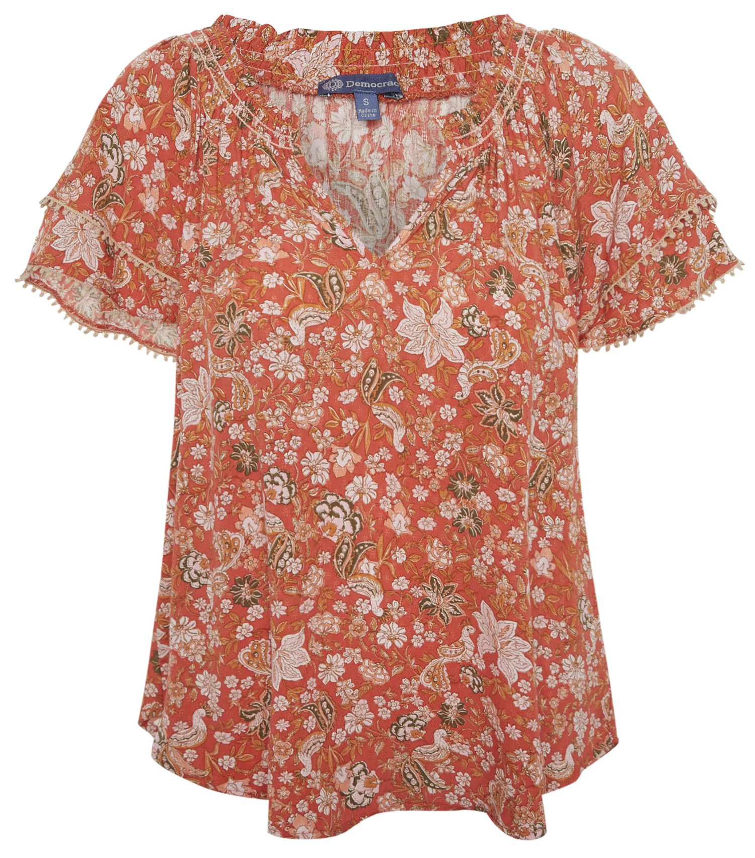 Democracy Floral Printed Top