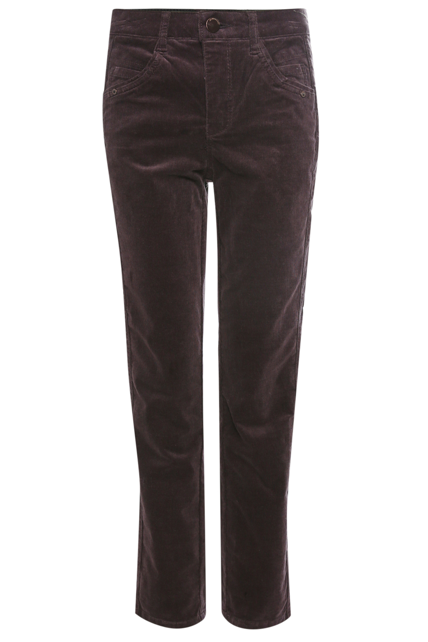 Democracy High Rise Slim Straight Corduroy Crop