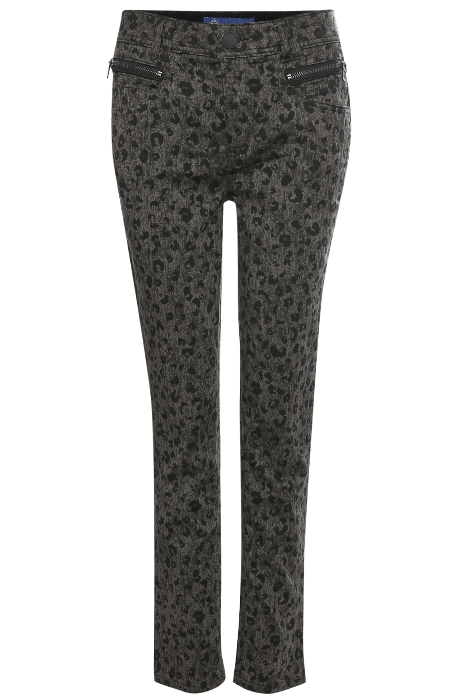 Democracy High Rise Animal Print Ankle Pant