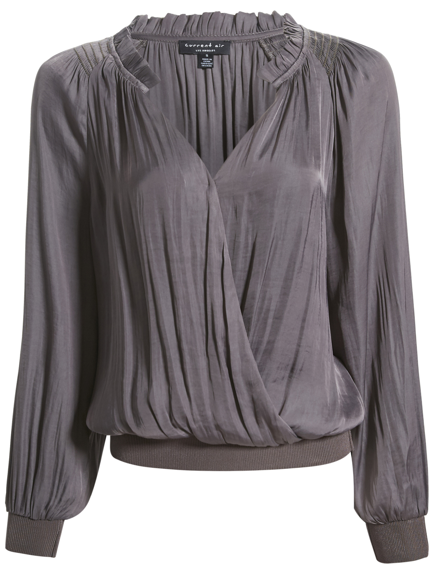 Ruffled Surplice Top