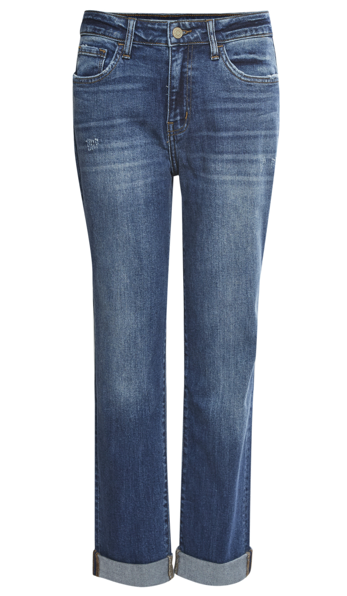 Flying Monkey Roll Up Stretch Boyfriend Jean