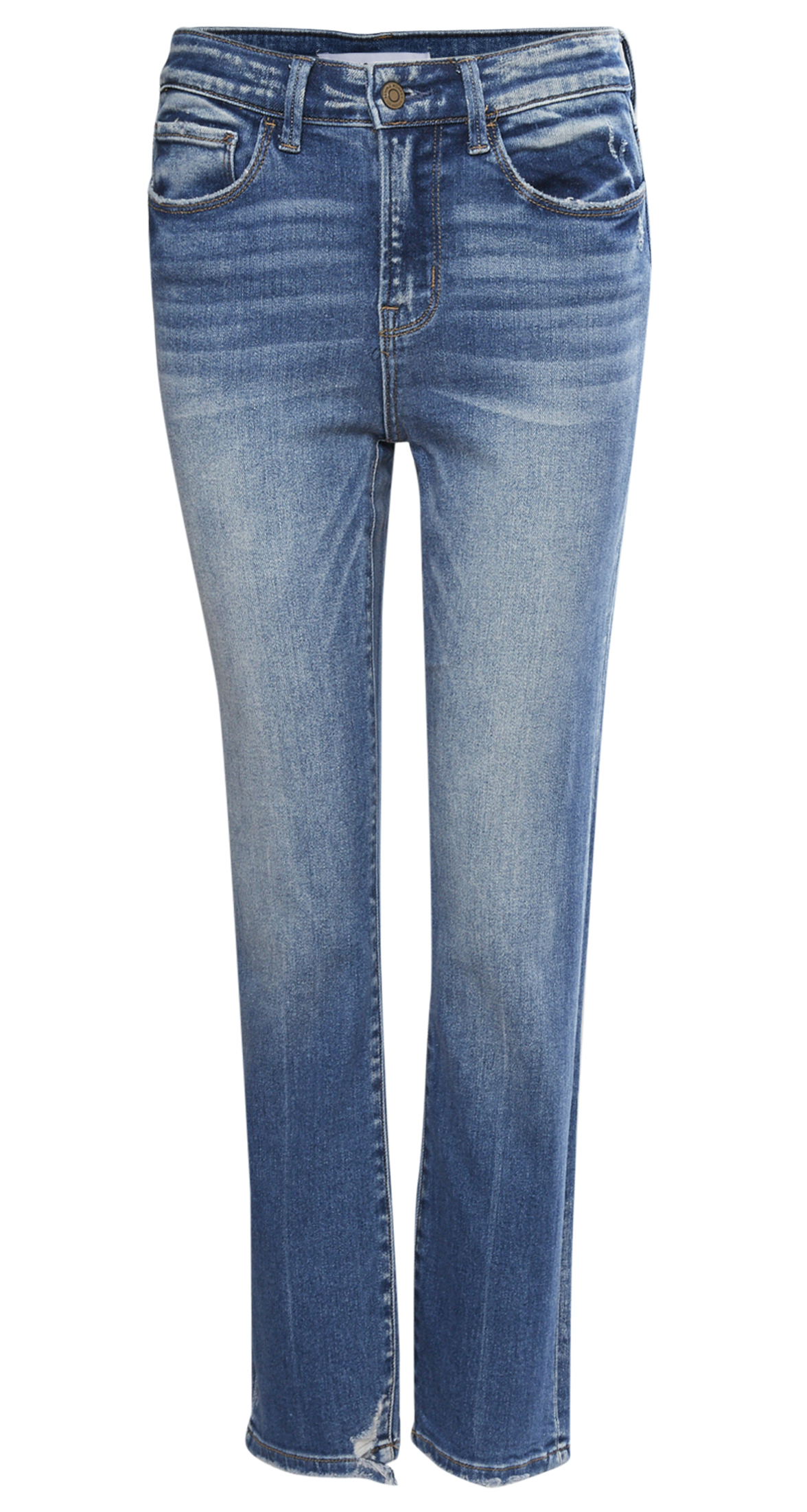 Flying Monkey Mid Rise Slim Straight Crop