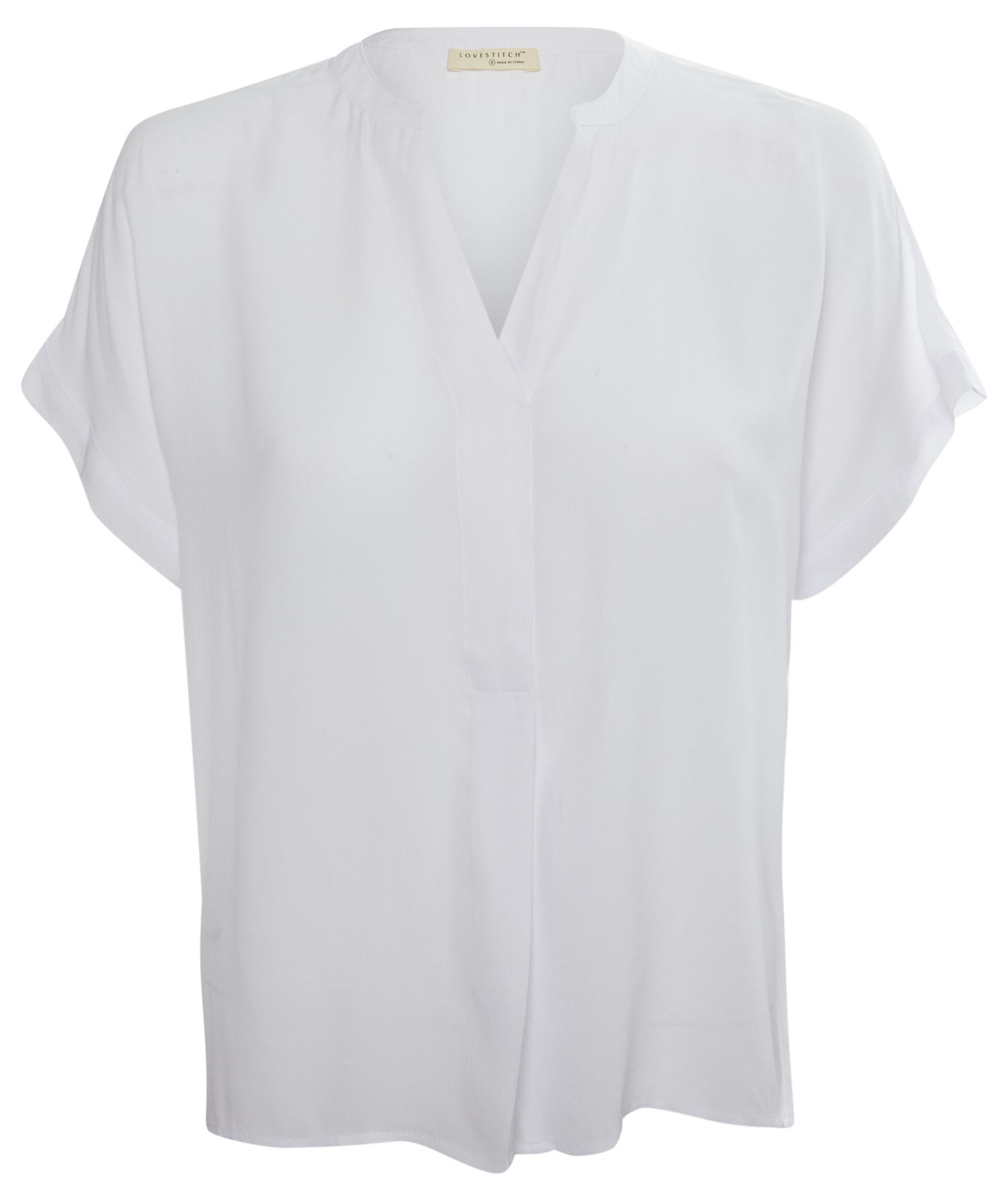 Rolled Sleeve Top