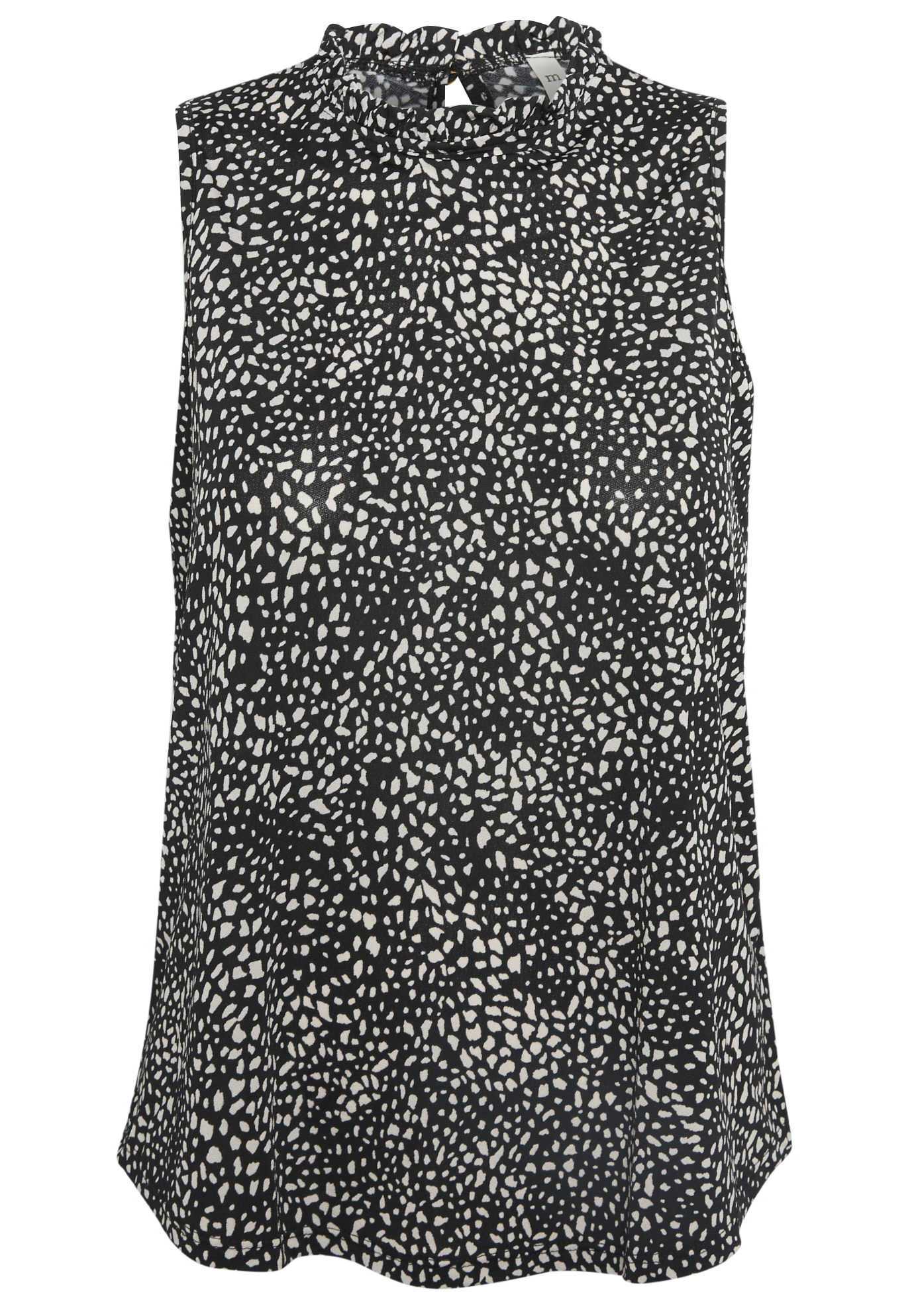 Animal Print Ruffle Tank
