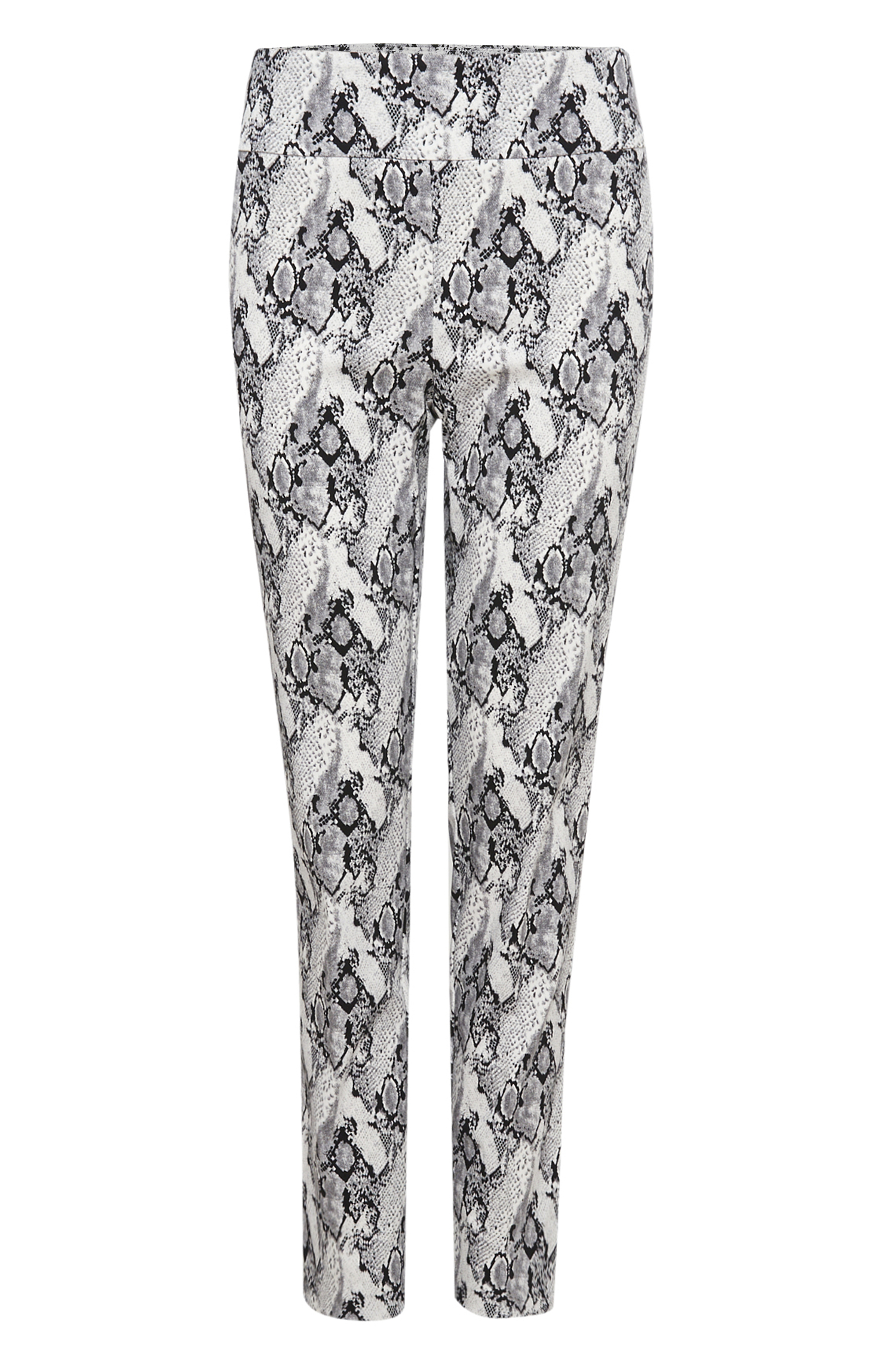 UP! Slim Straight Snake Print Pants
