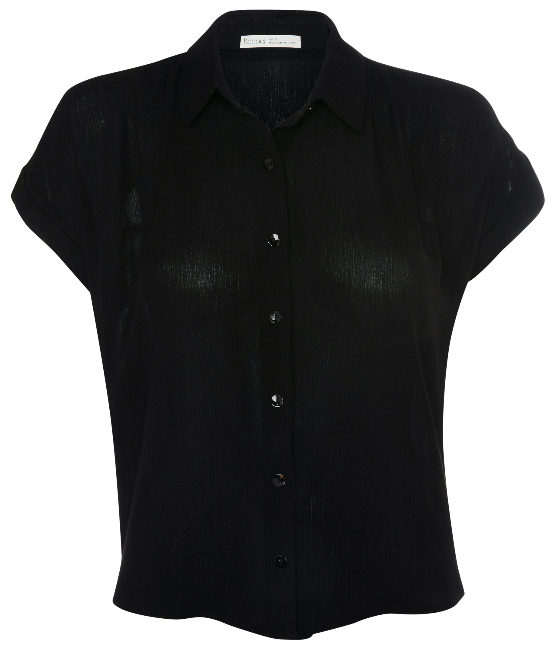 Buttoned Short Sleeve Top