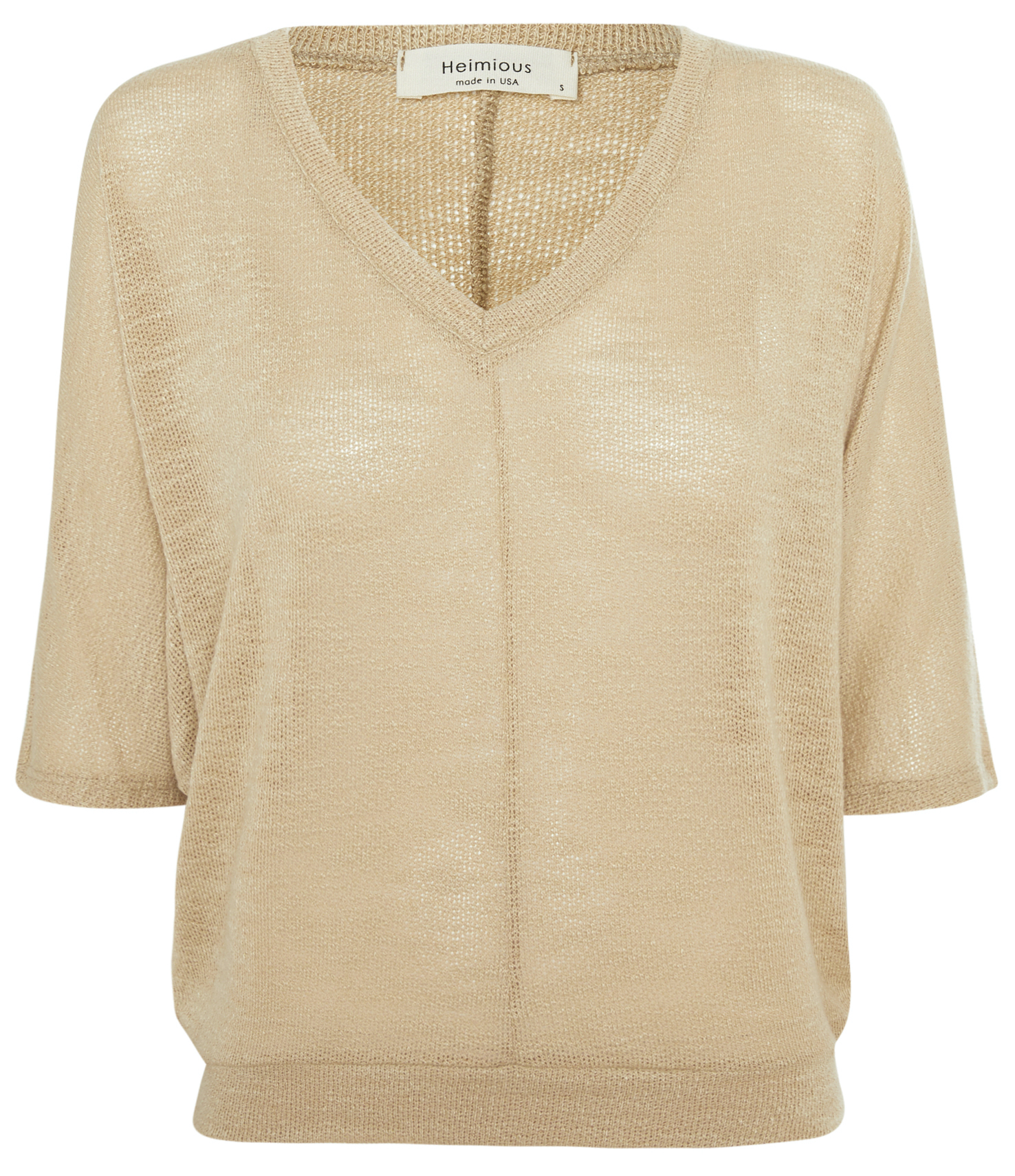 Sloan Short Sleeve Slub Knit Top