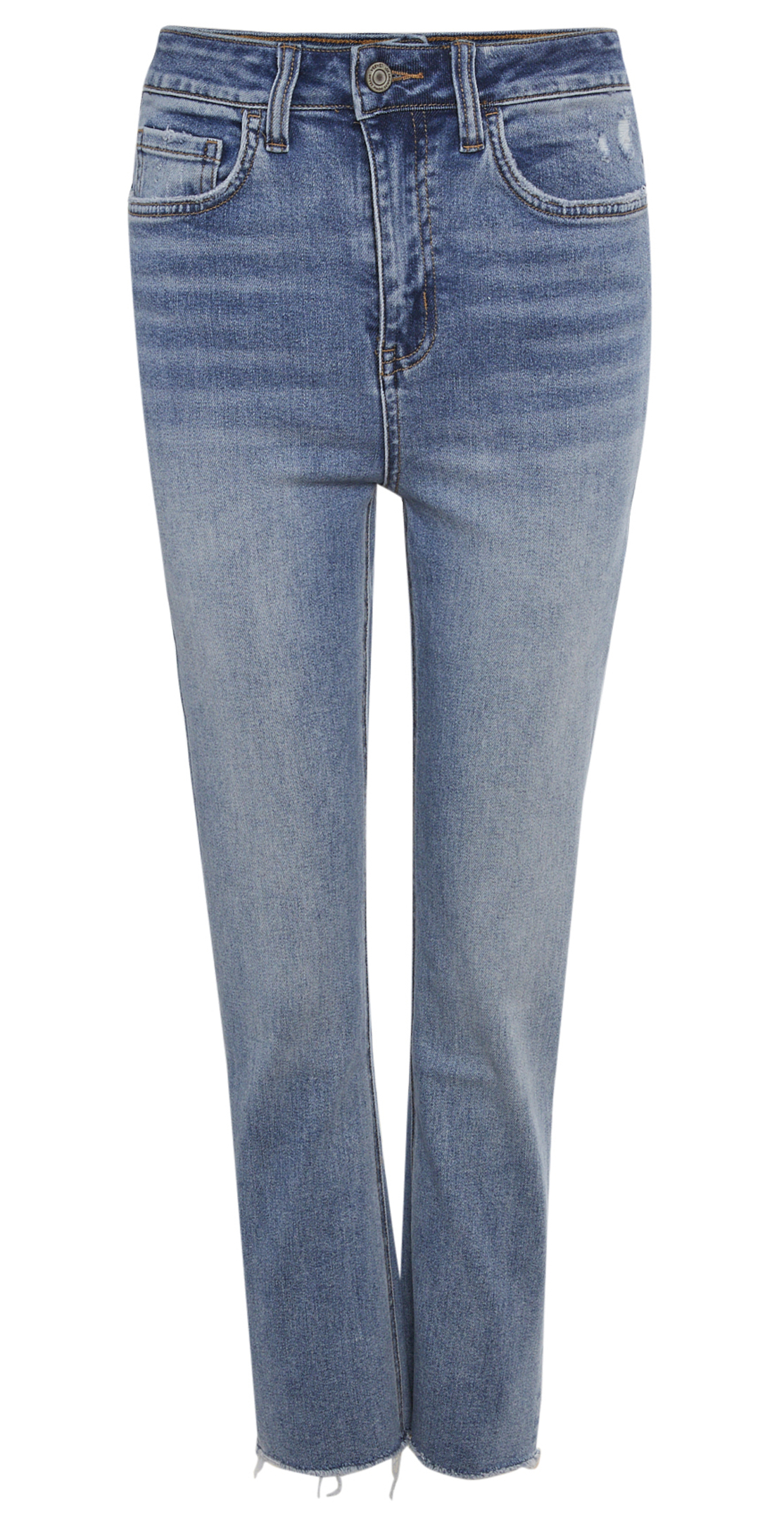 Super High Rise Slim Straight Crop