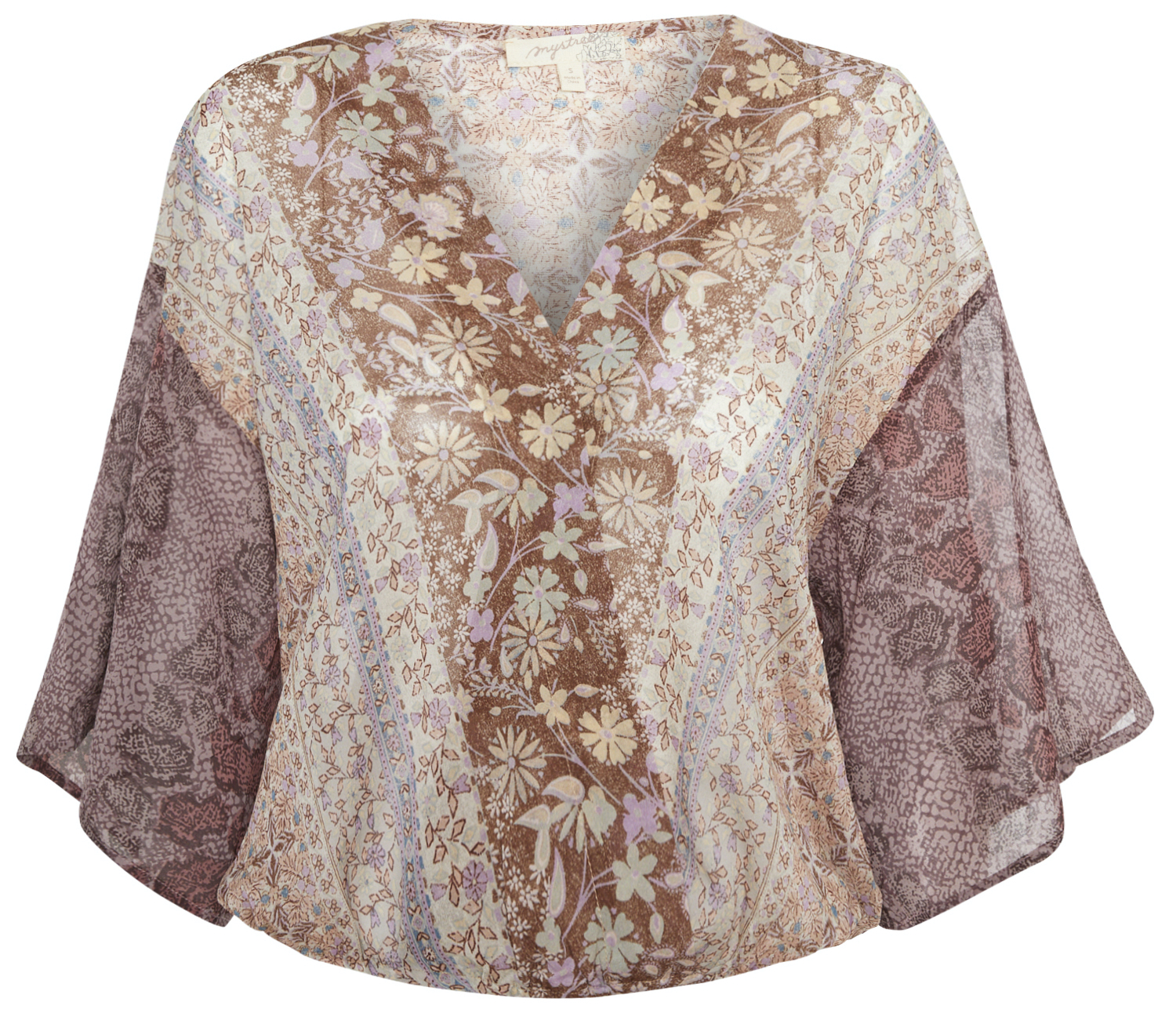 Surplice Printed 3/4 Top