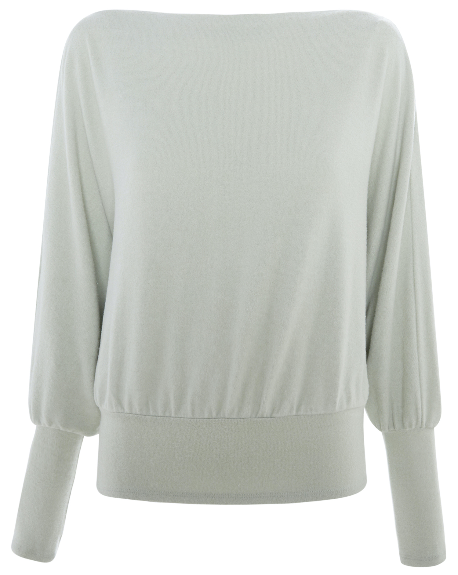 Long Sleeve Boat Neck Shoulder Zipper Top