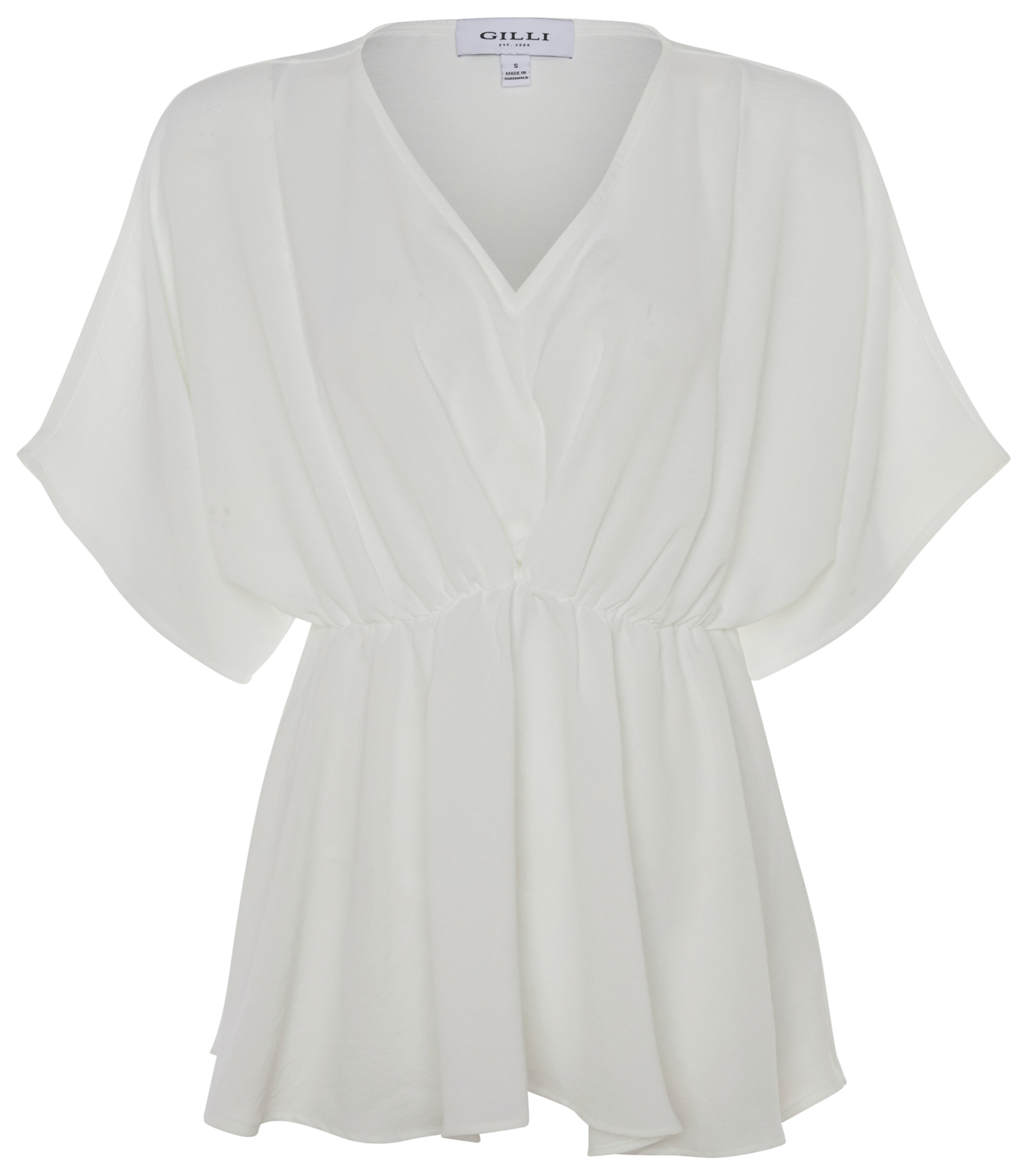 V-Neck Peplum Top