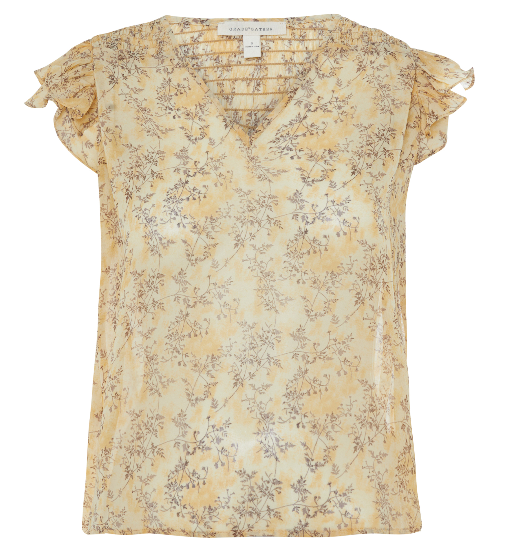 Floral Chiffon Blouse