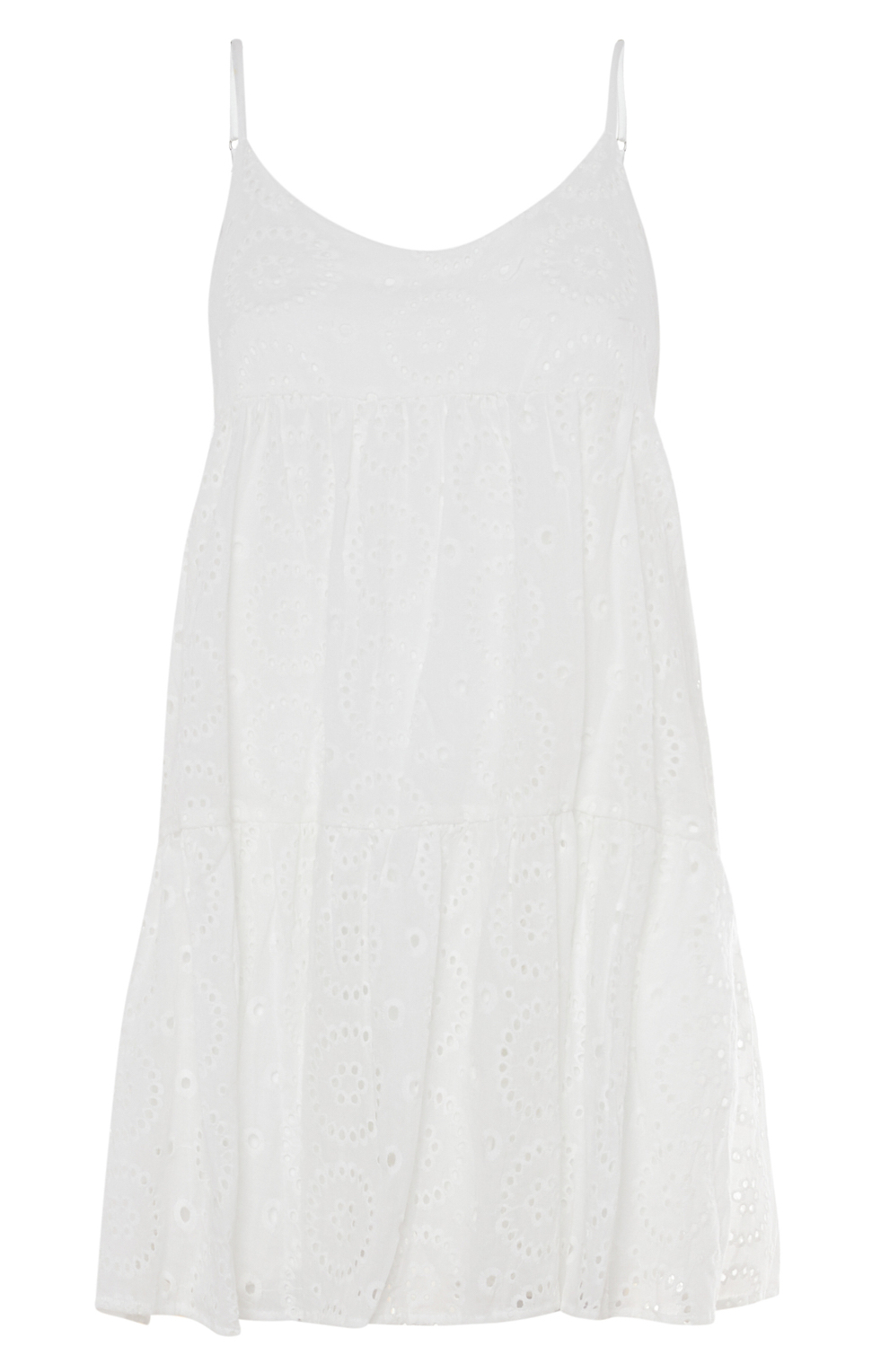 Eyelet Mini Dress