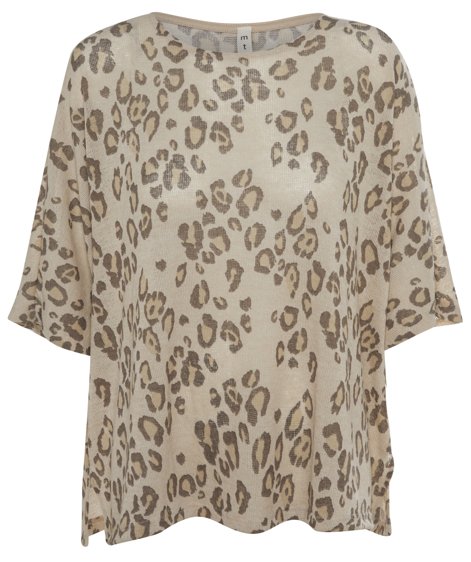 Animal Printed Knit Top