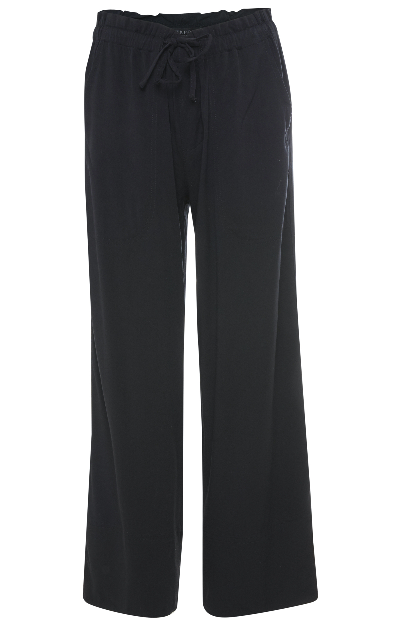Liverpool Pull On Tie Waist Wide Leg Ankle Pant