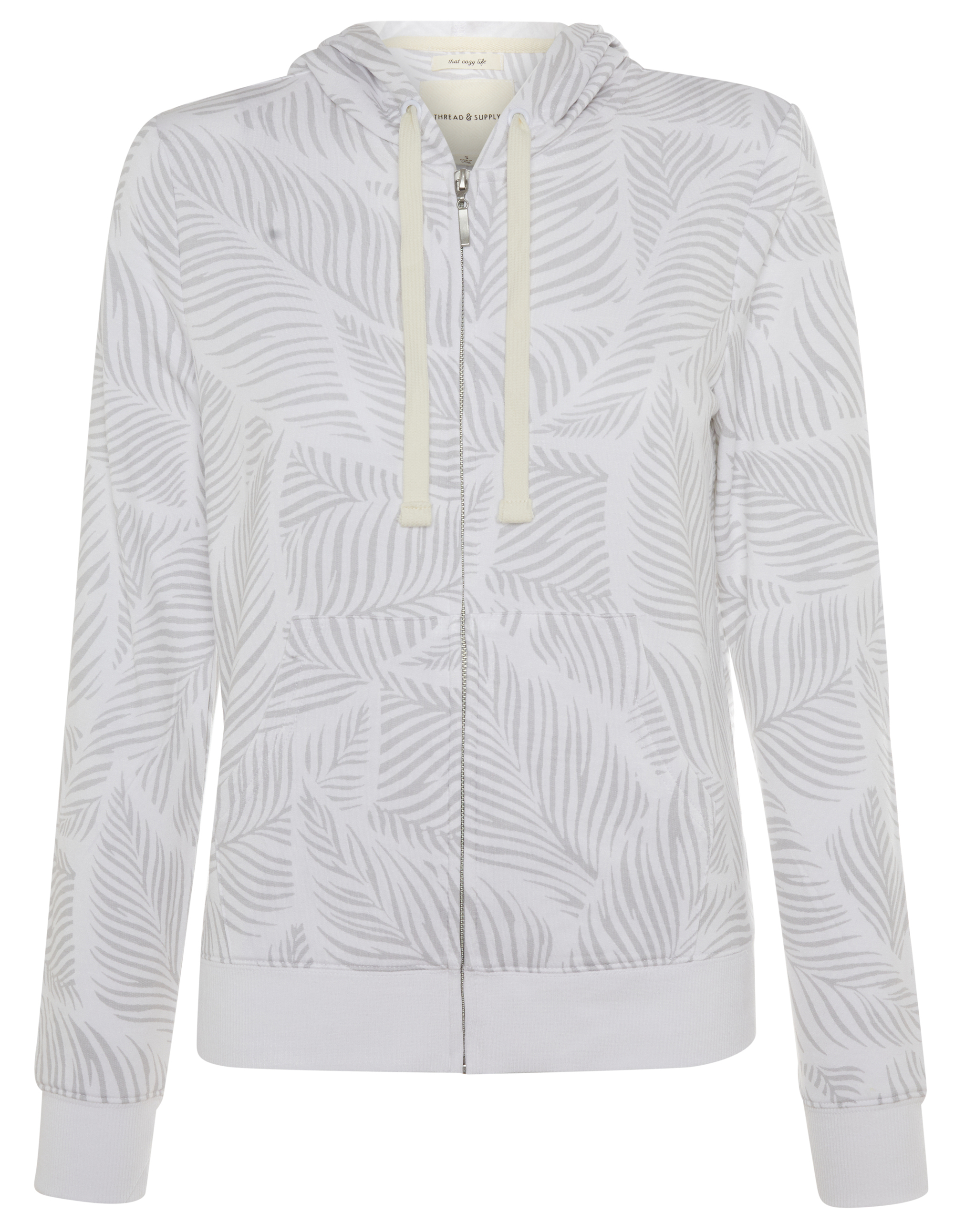 Thread & Supply Palm Print Zip Jacket