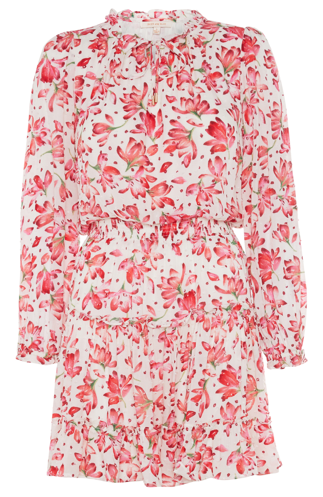 Floral Ruffled Mini Dress