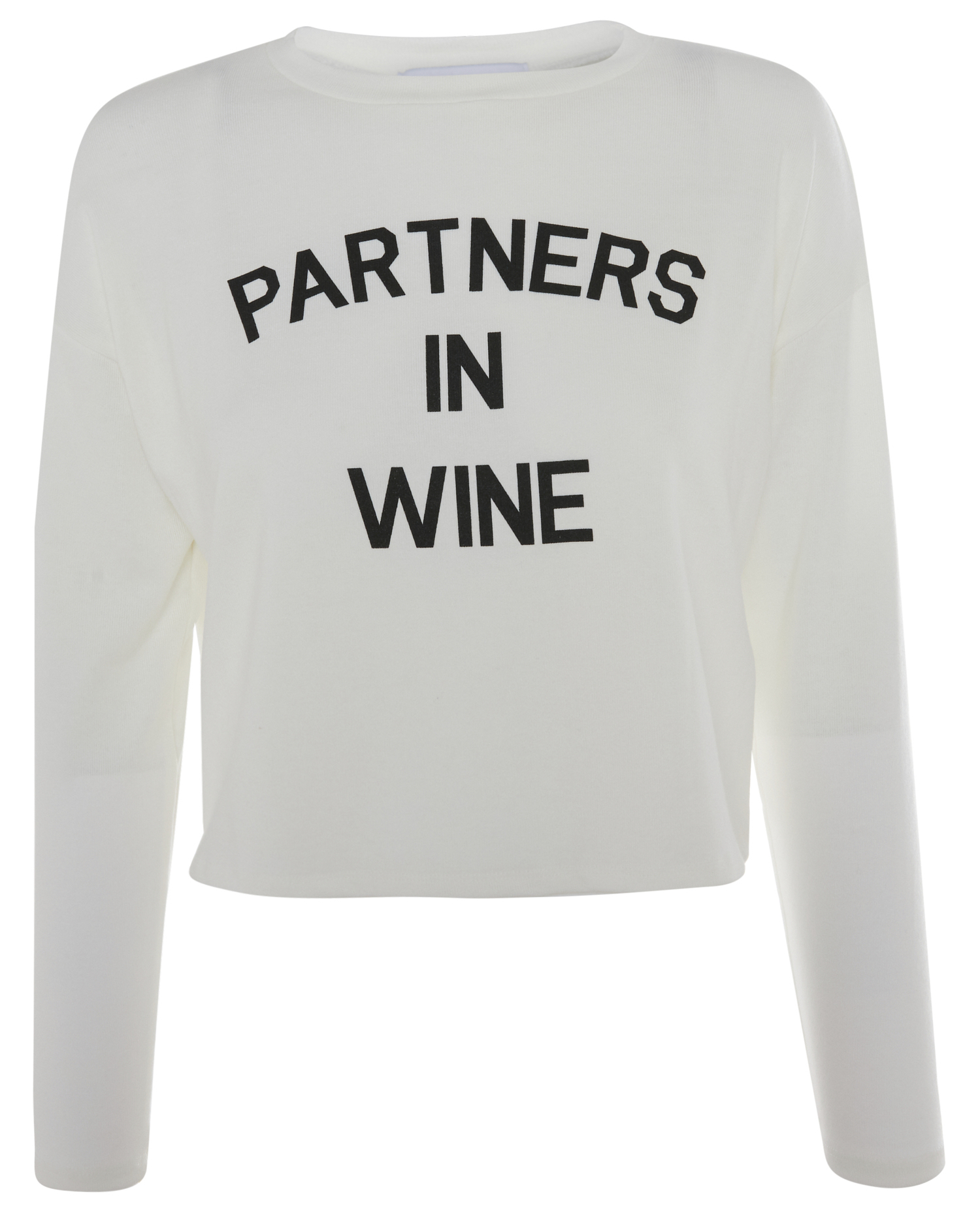 Partners in Wine Graphic Print Top
