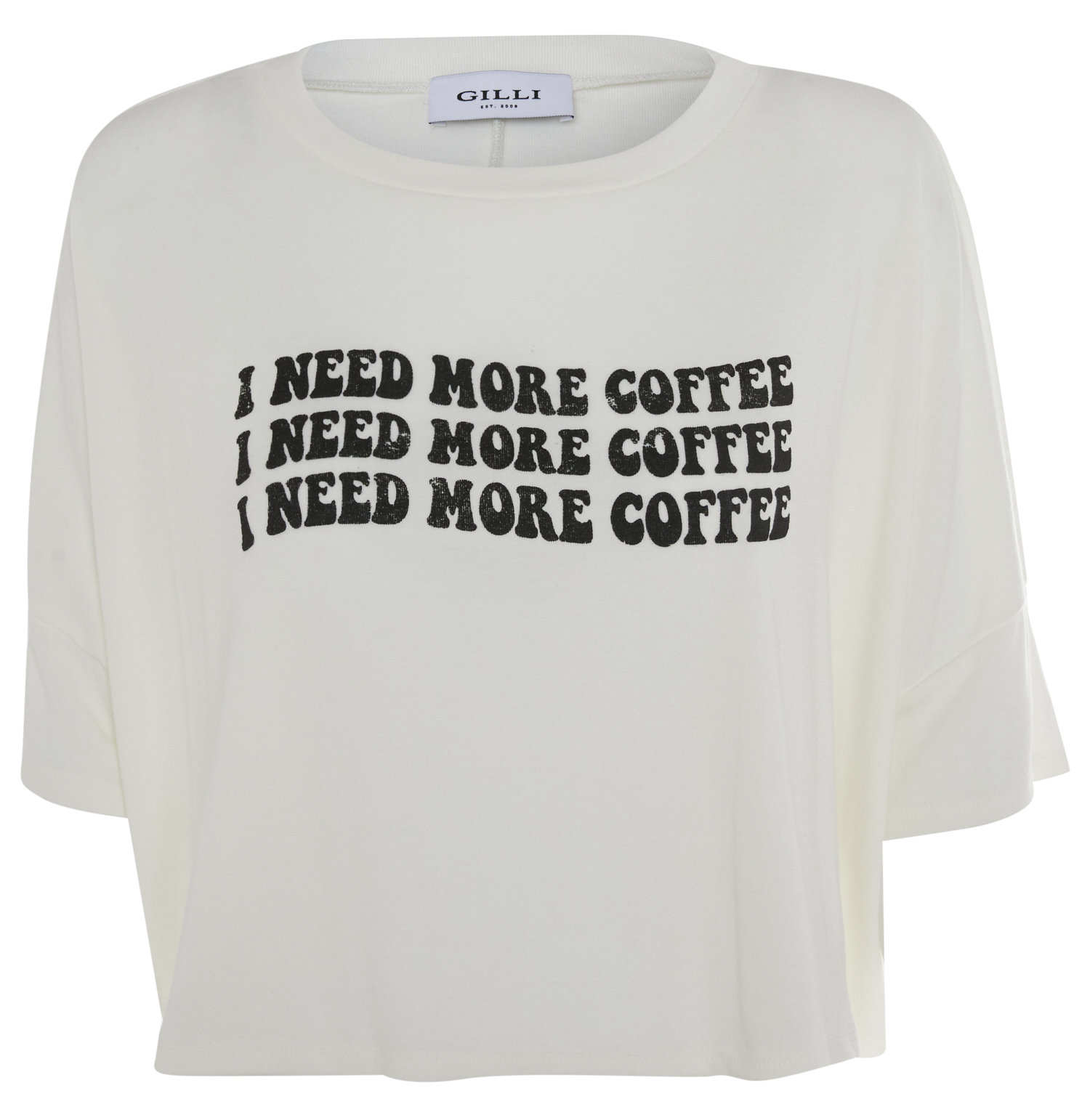 I Need More Coffee Graphic Top